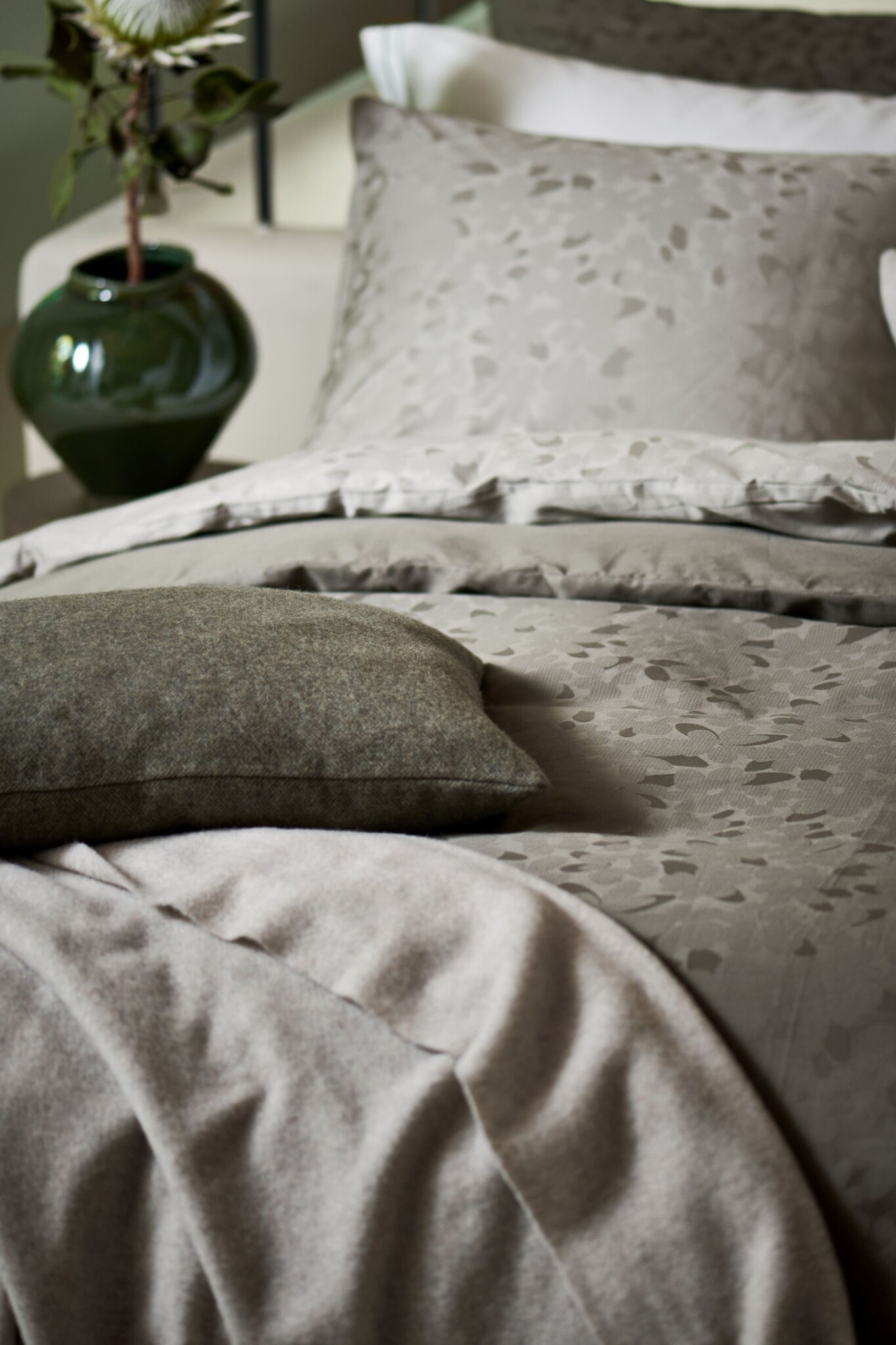 HOME SERINA plaid Thyme 130x220 cm