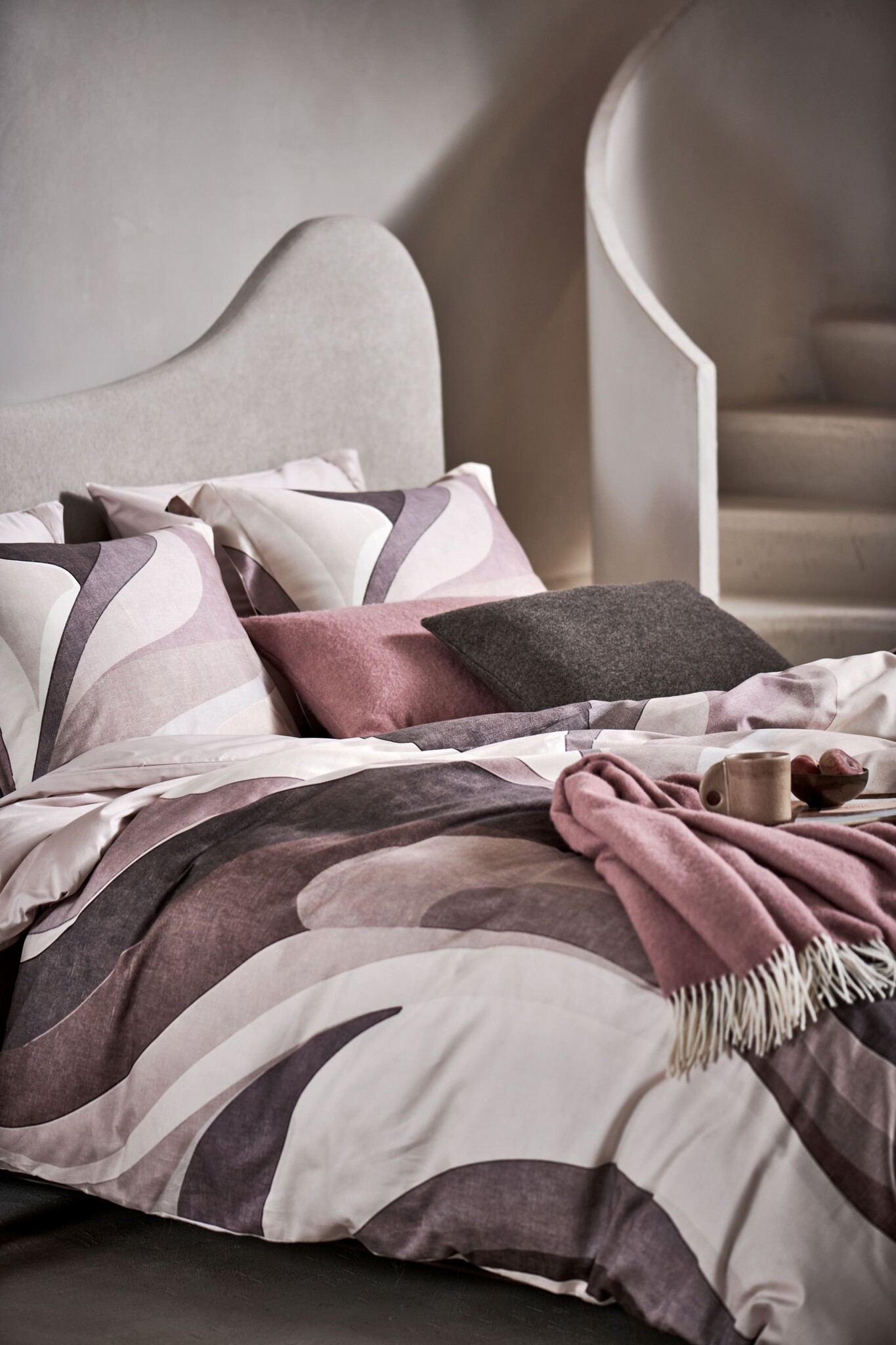 HOME BELLAVITA pillowcase Sepia Pink 130x220 cm