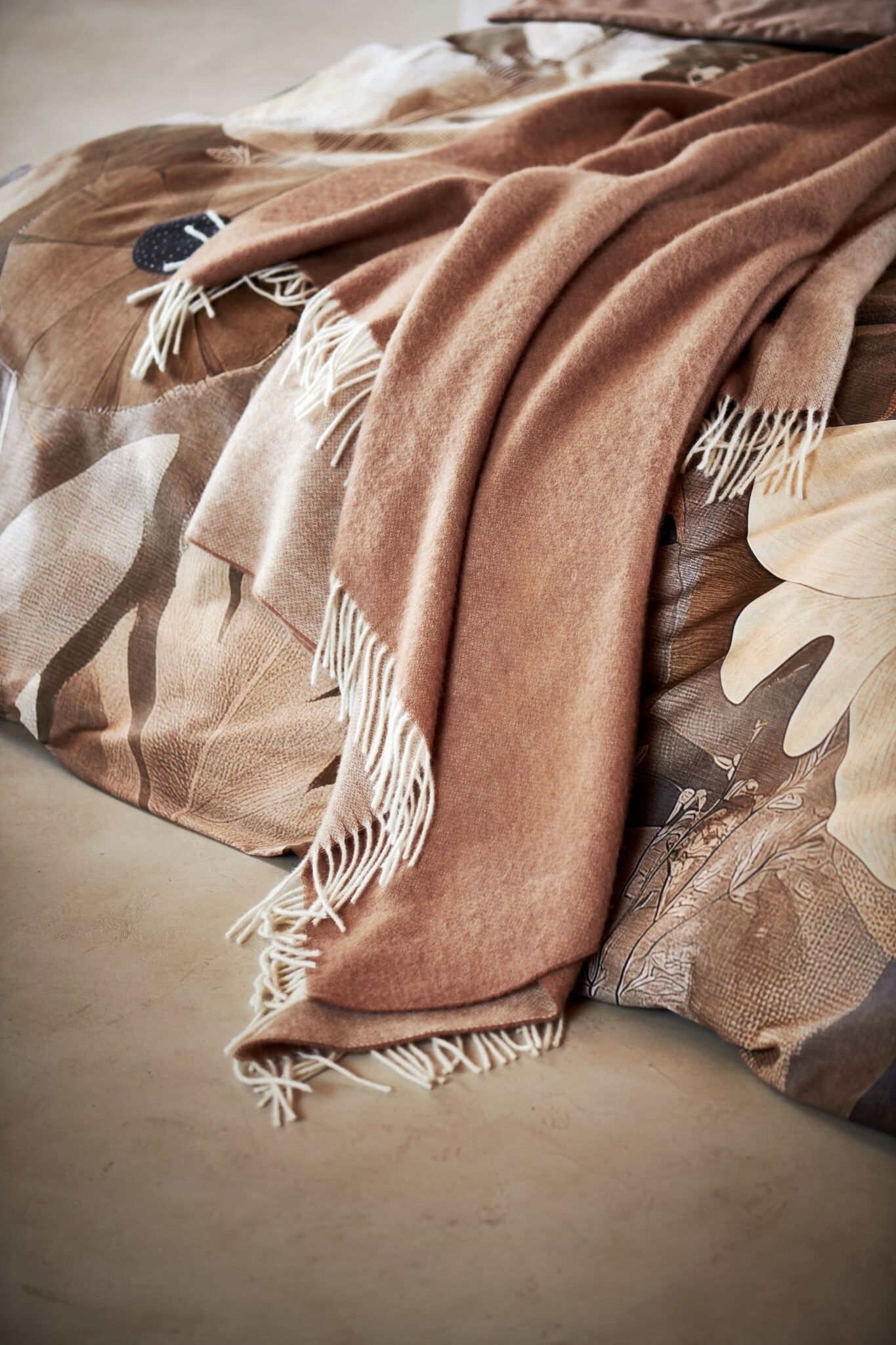 HOME BELLAVITA plaid Soft Tan 130x220 cm