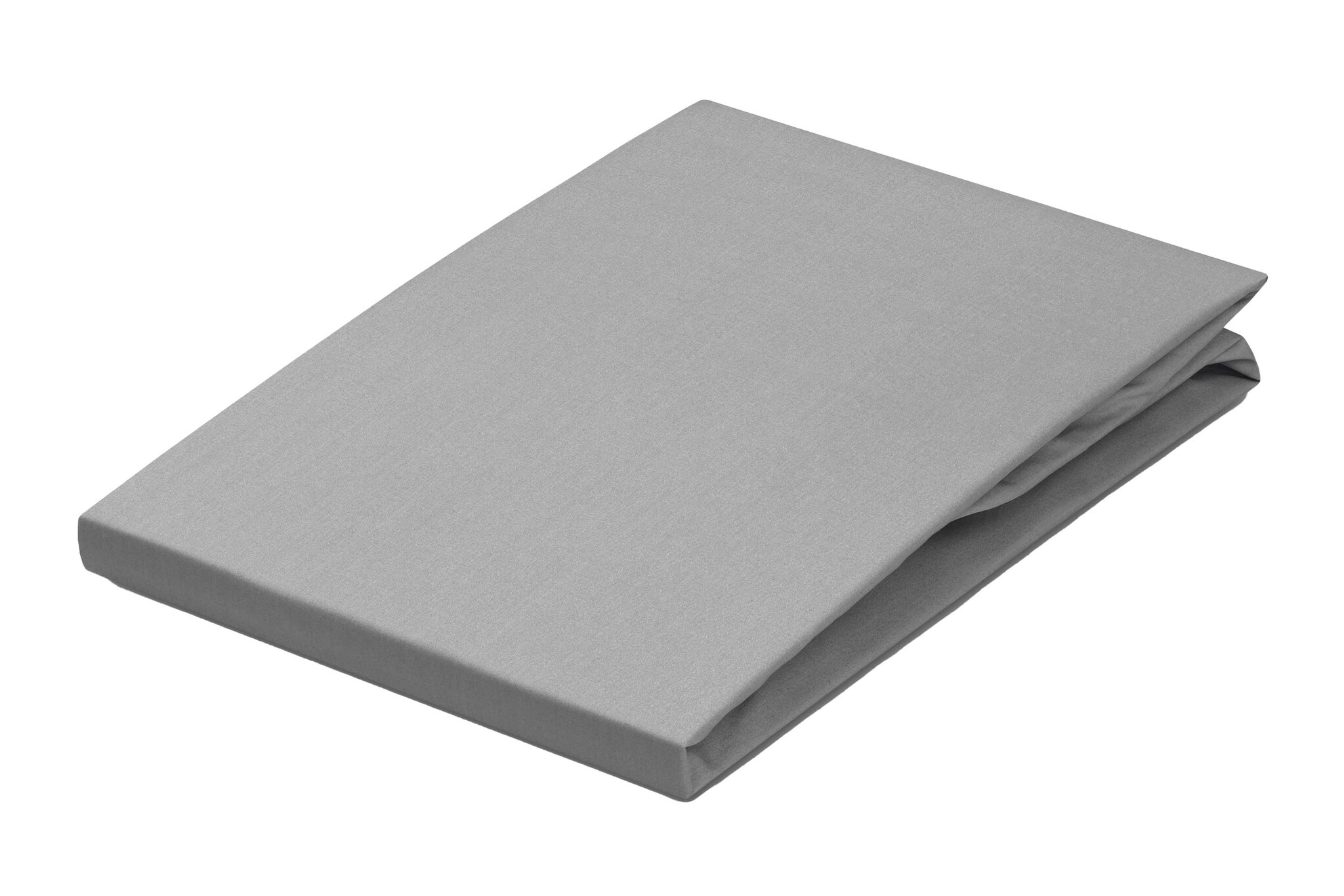 PERCALE hoeslaken Steel Grey