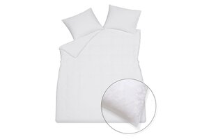 Dekbedovertrek PURITY RAVENNA White 200x220 cm