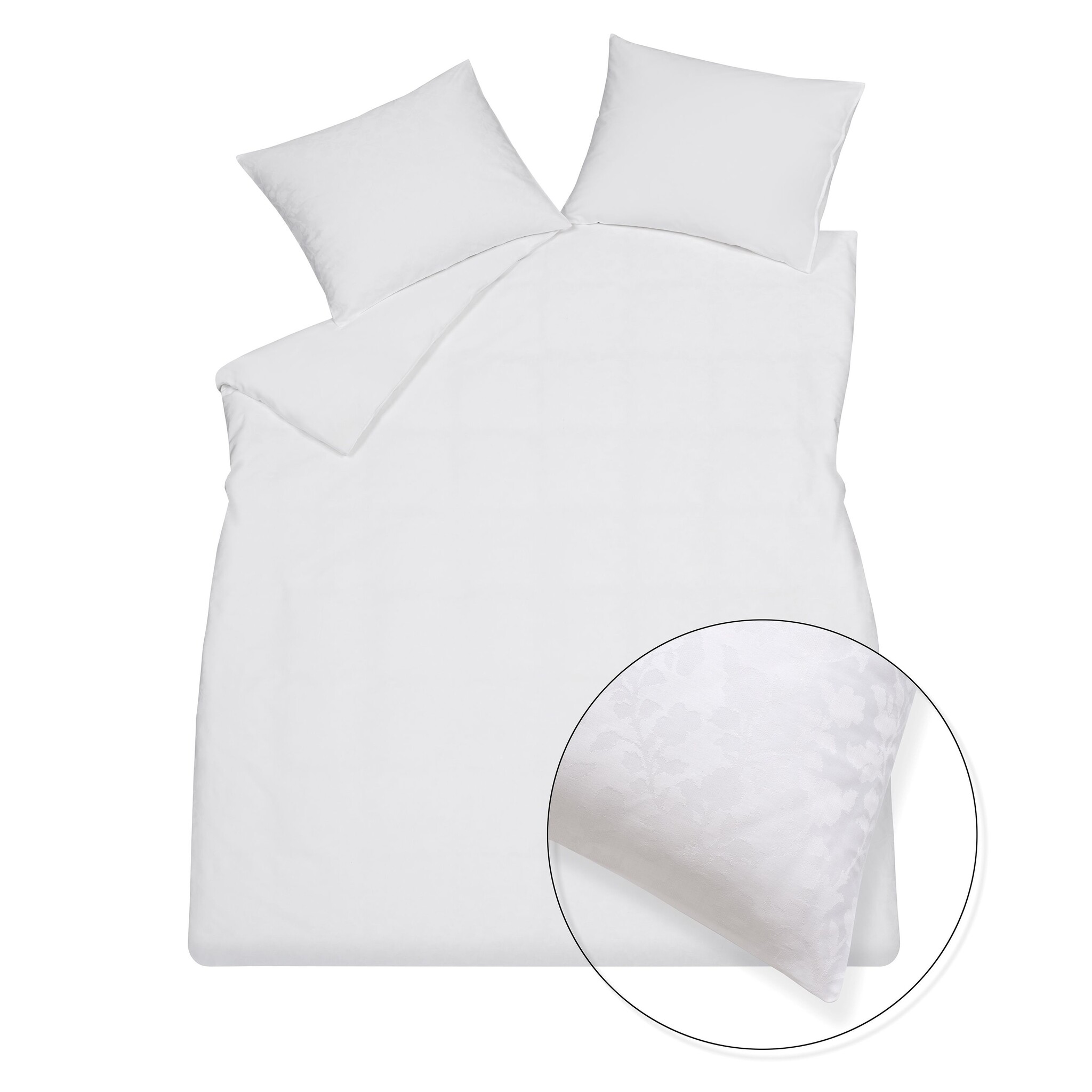 Dekbedovertrek PURITY RAVENNA White 200x220 cm