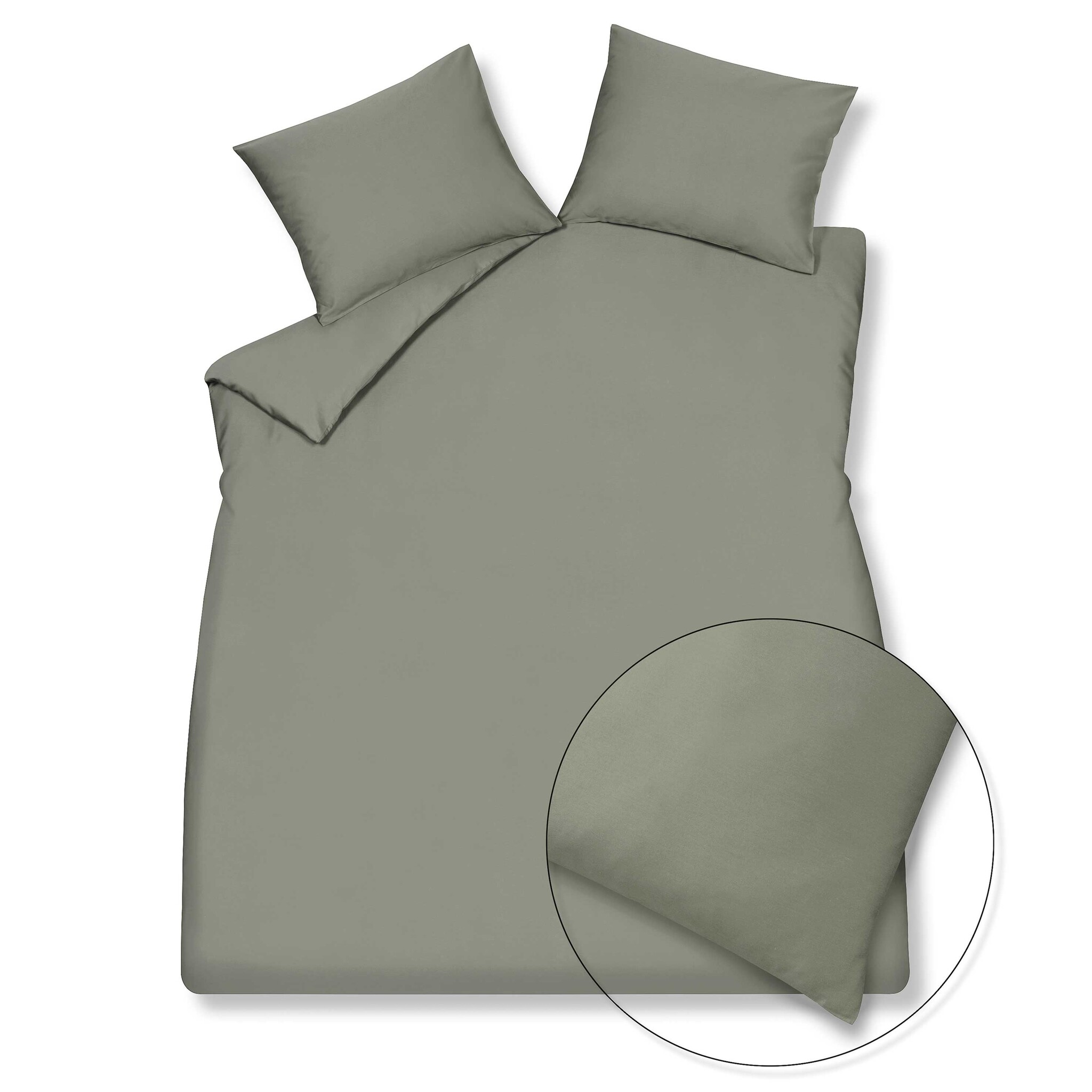 Housse de couette SATIN LUXE Thym 200x220 cm