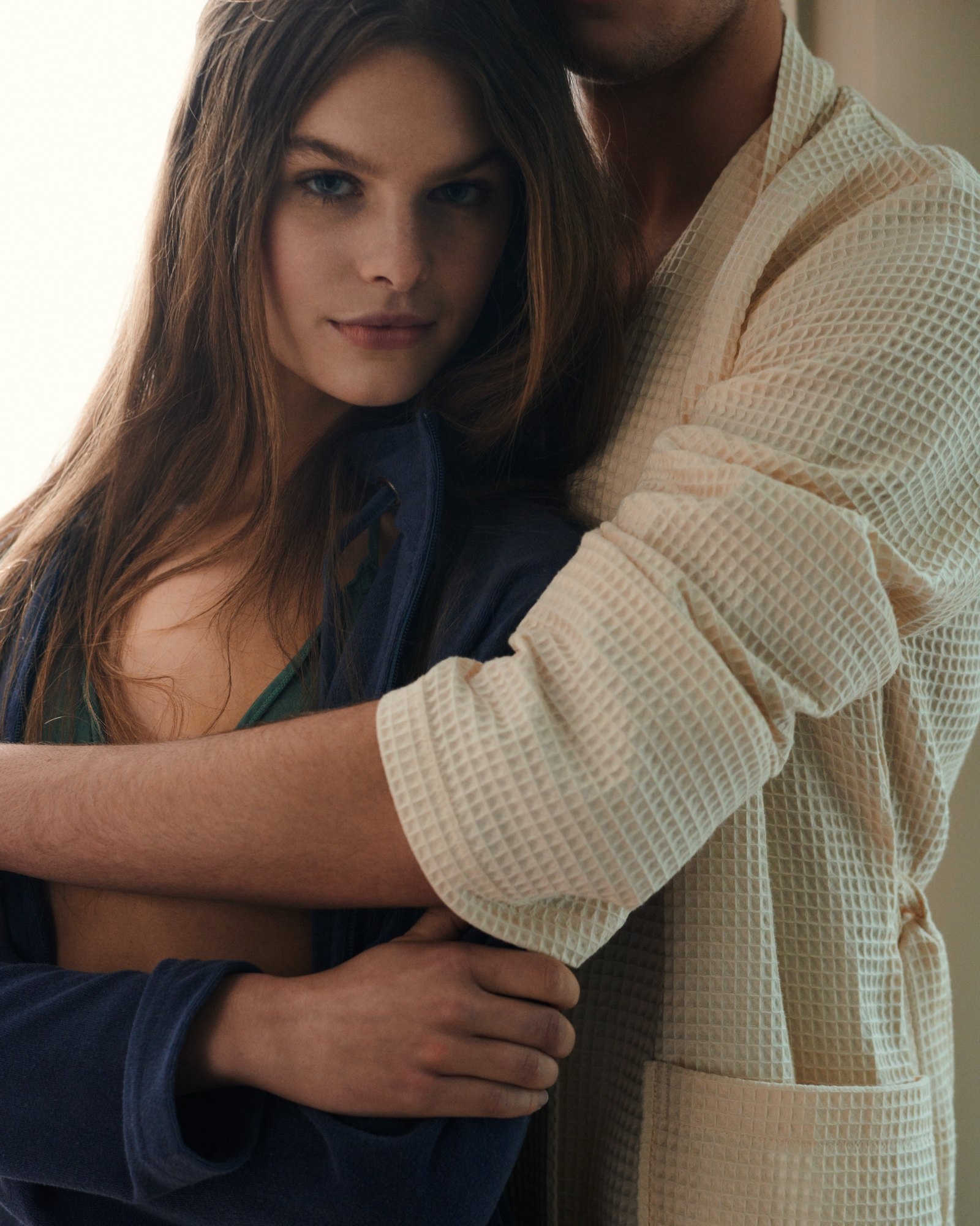 Vandyck VOGUE bathrobe color Indigo (BAGE20107)