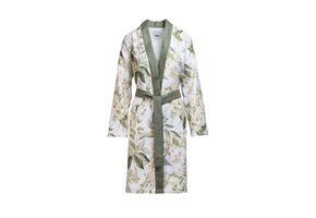 CAMILLE Cream Tan bathrobe