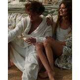 Vandyck CAMILLE bathrobe color Cream Tan (BAGE26104)