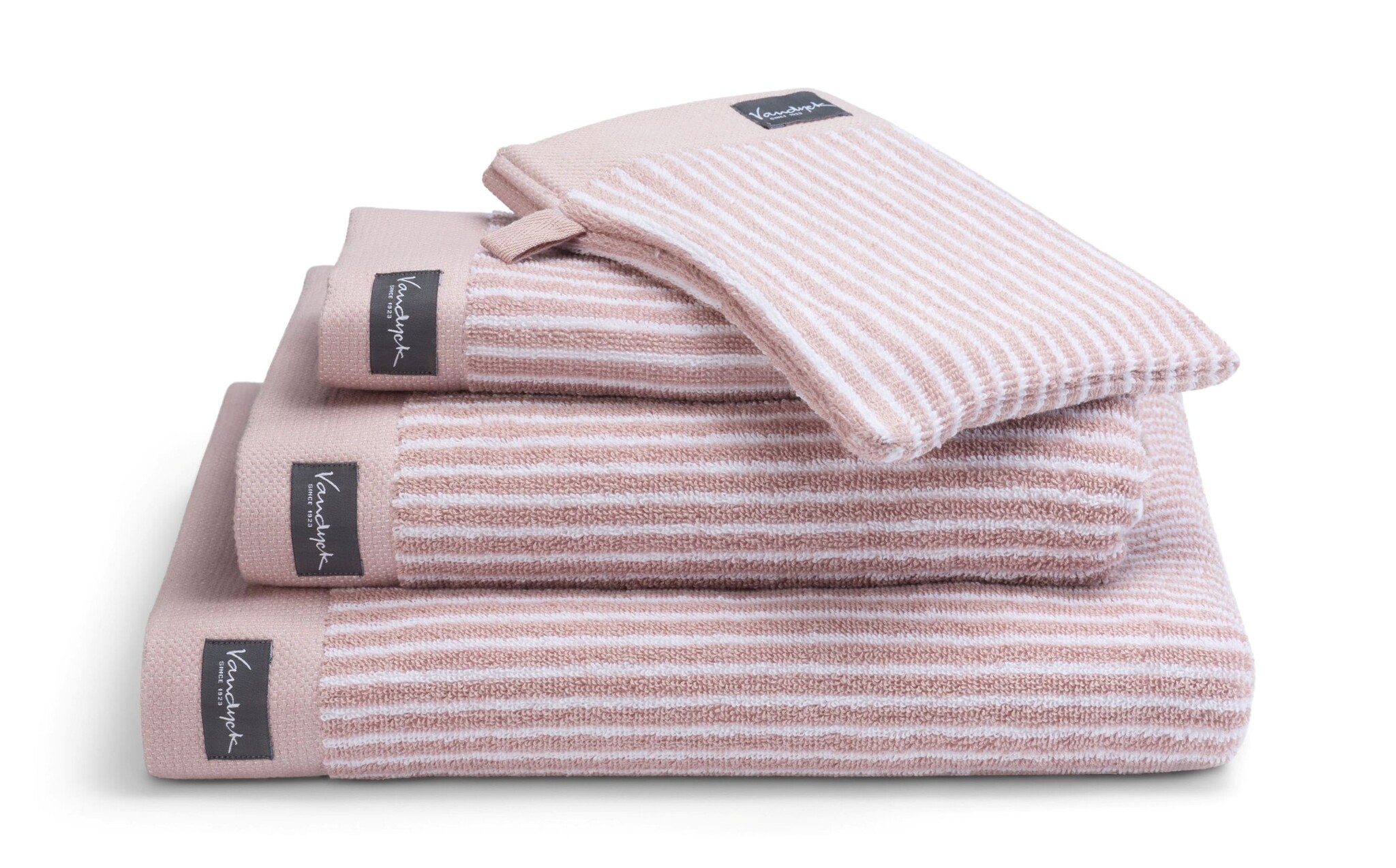 Towel HOME Petit Ligne Sepia Pink-144 (BAKC15101)