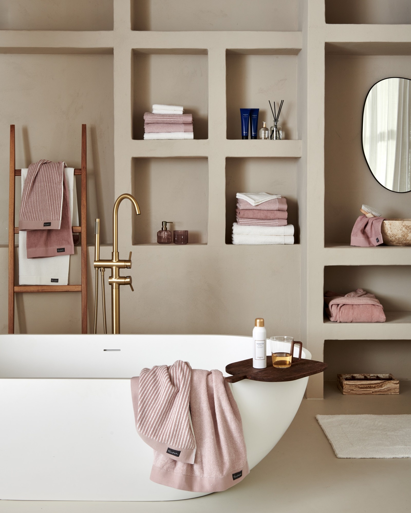 HOME Towel Uni Sepia Pink-144 (BAKC13202)