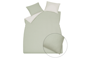 Housse de couette PURE 89 Vert fumé 240x220 cm