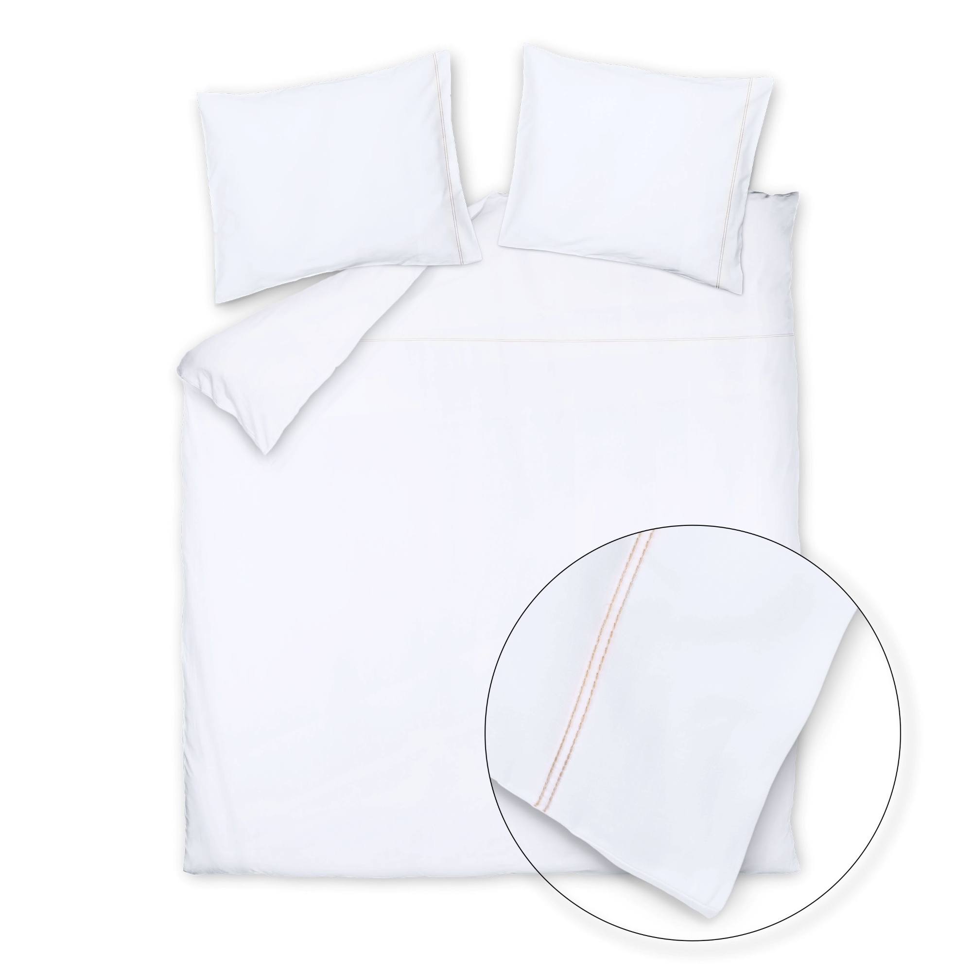 Housse de couette PUIRTY TORINO Blanche 140x220 cm