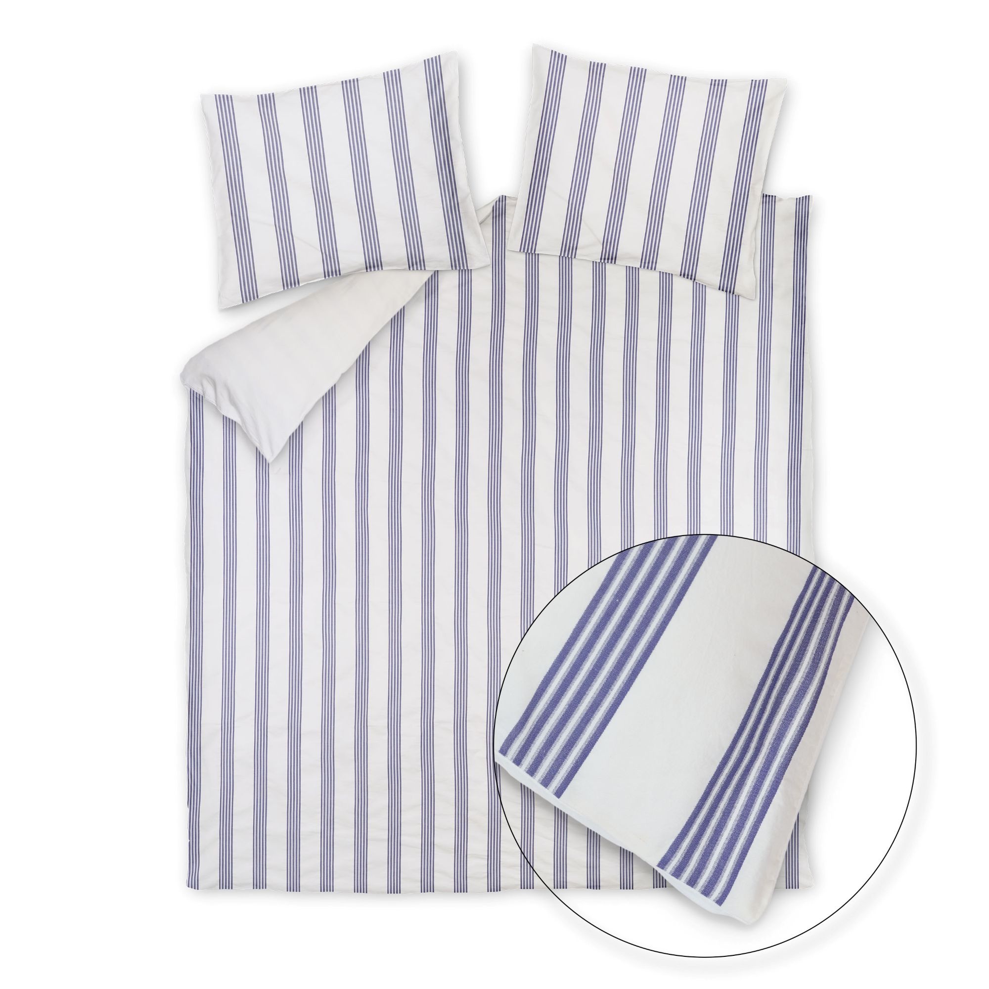 Housse de couette PURE 95 Indigo 240x220 cm