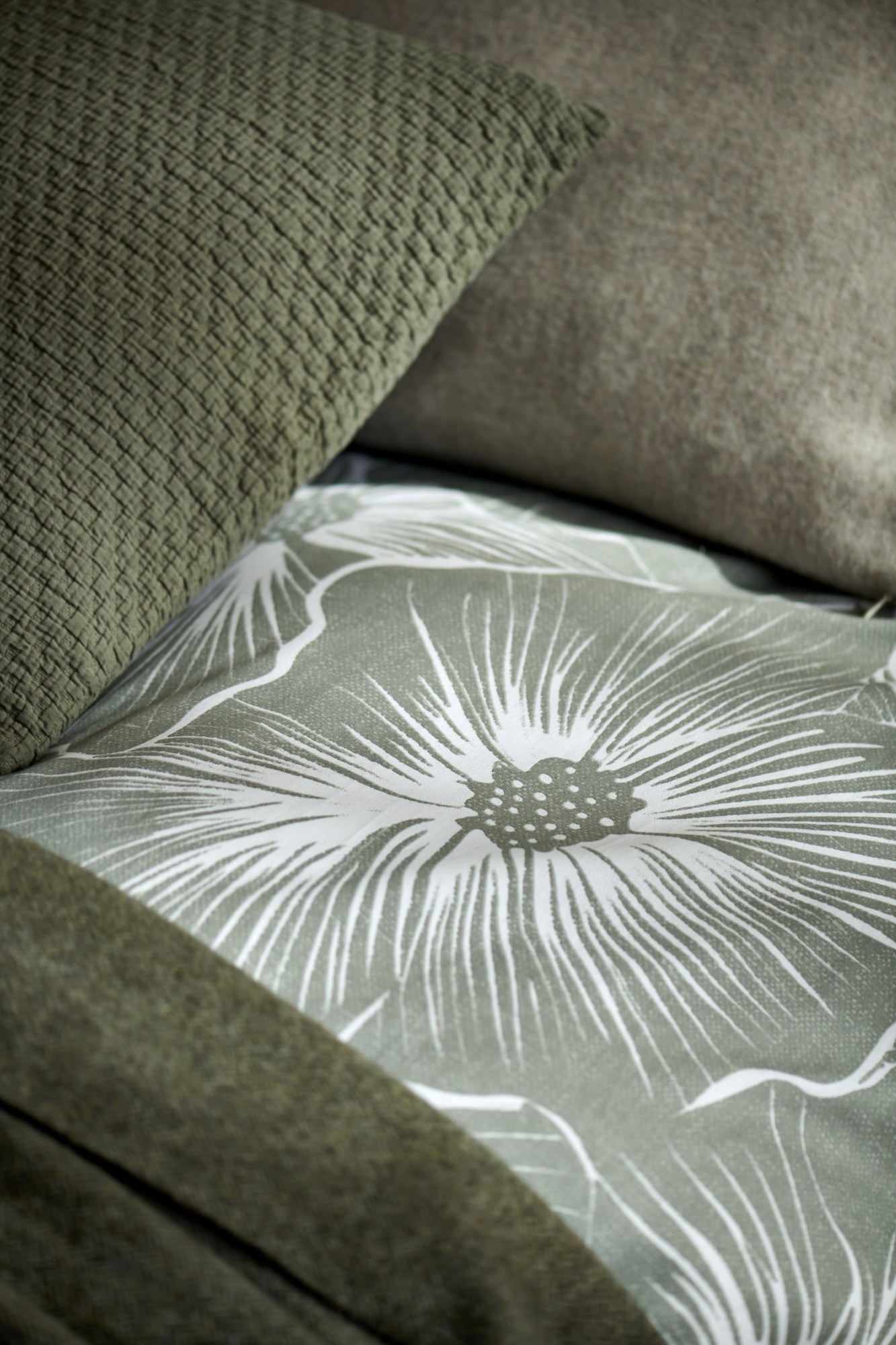 Housse de couette BLOOMLINE Pistache 140x220 cm