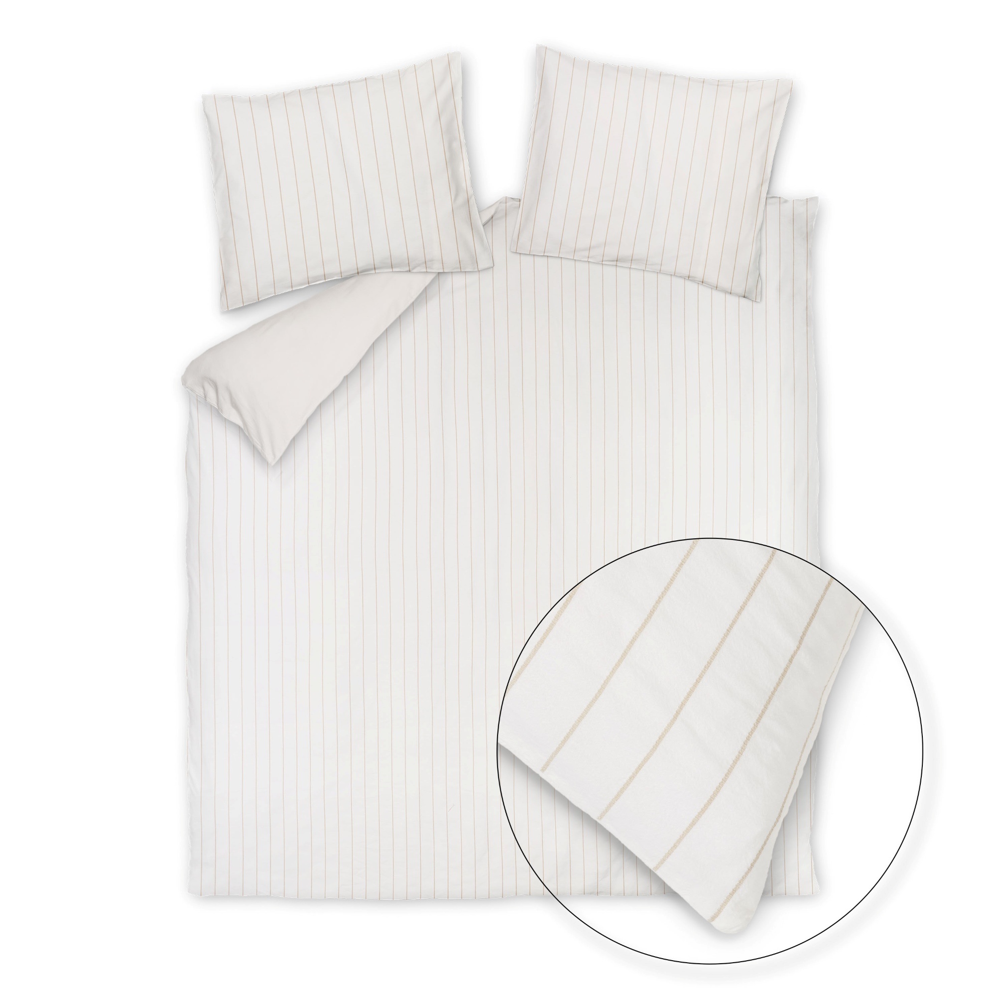 Duvet cover PURE SAND Off-white 240x220 cm