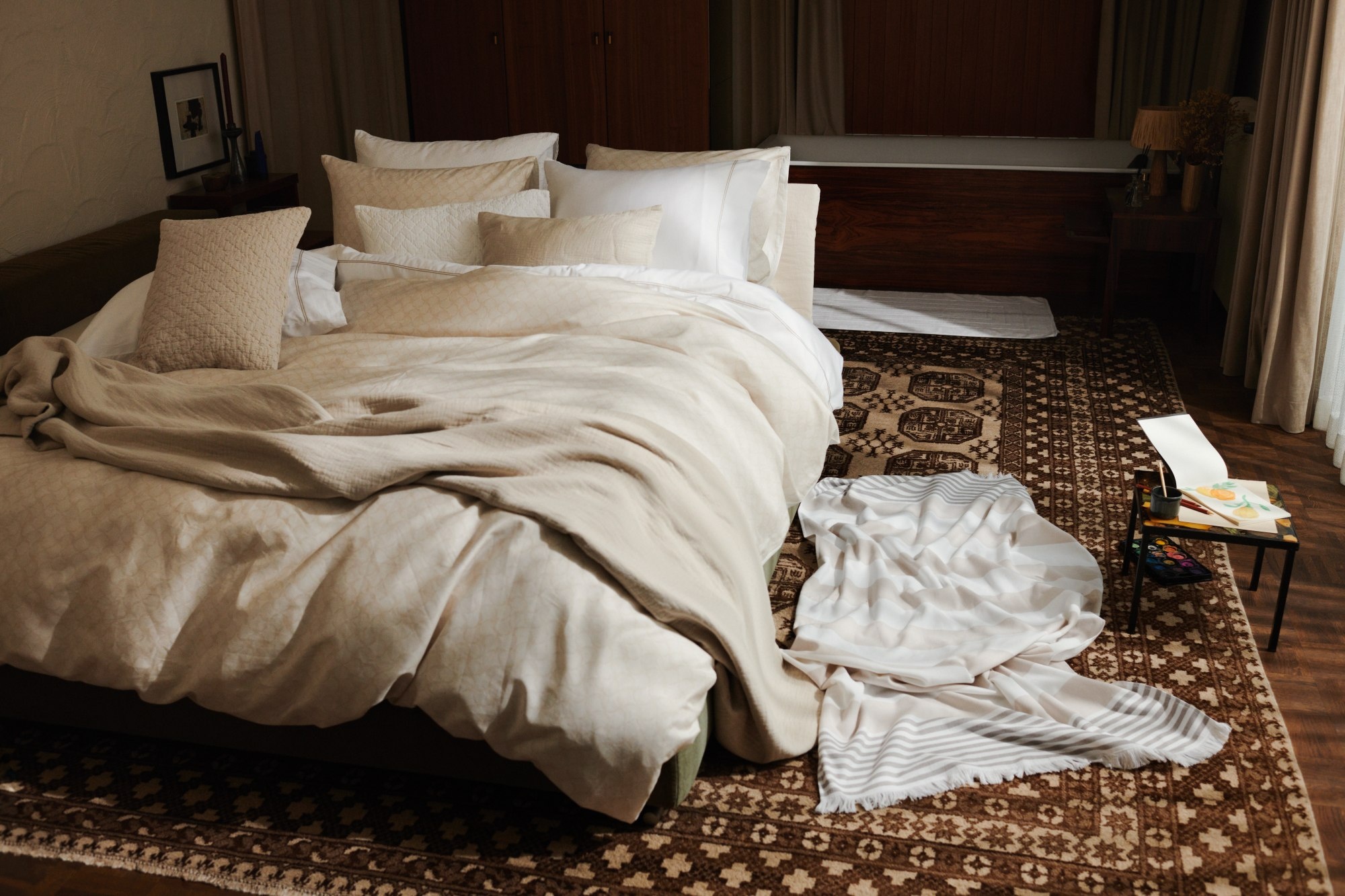 Housse de couette PURE SERENE Blanche 200x220 cm