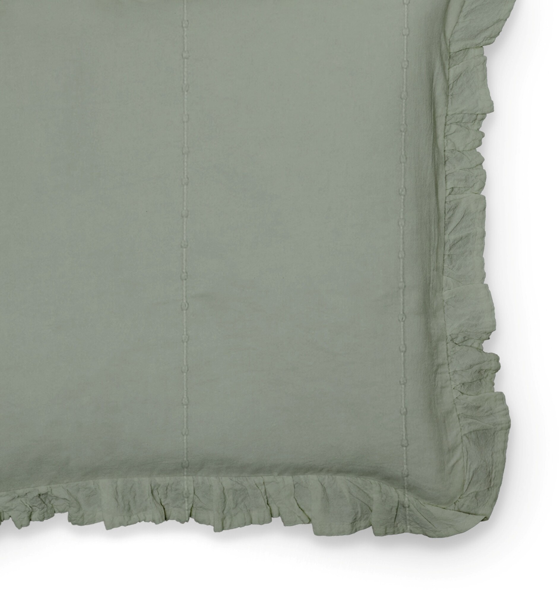 Housse de couette COTTON DREAM Vert Mer 240x220 cm