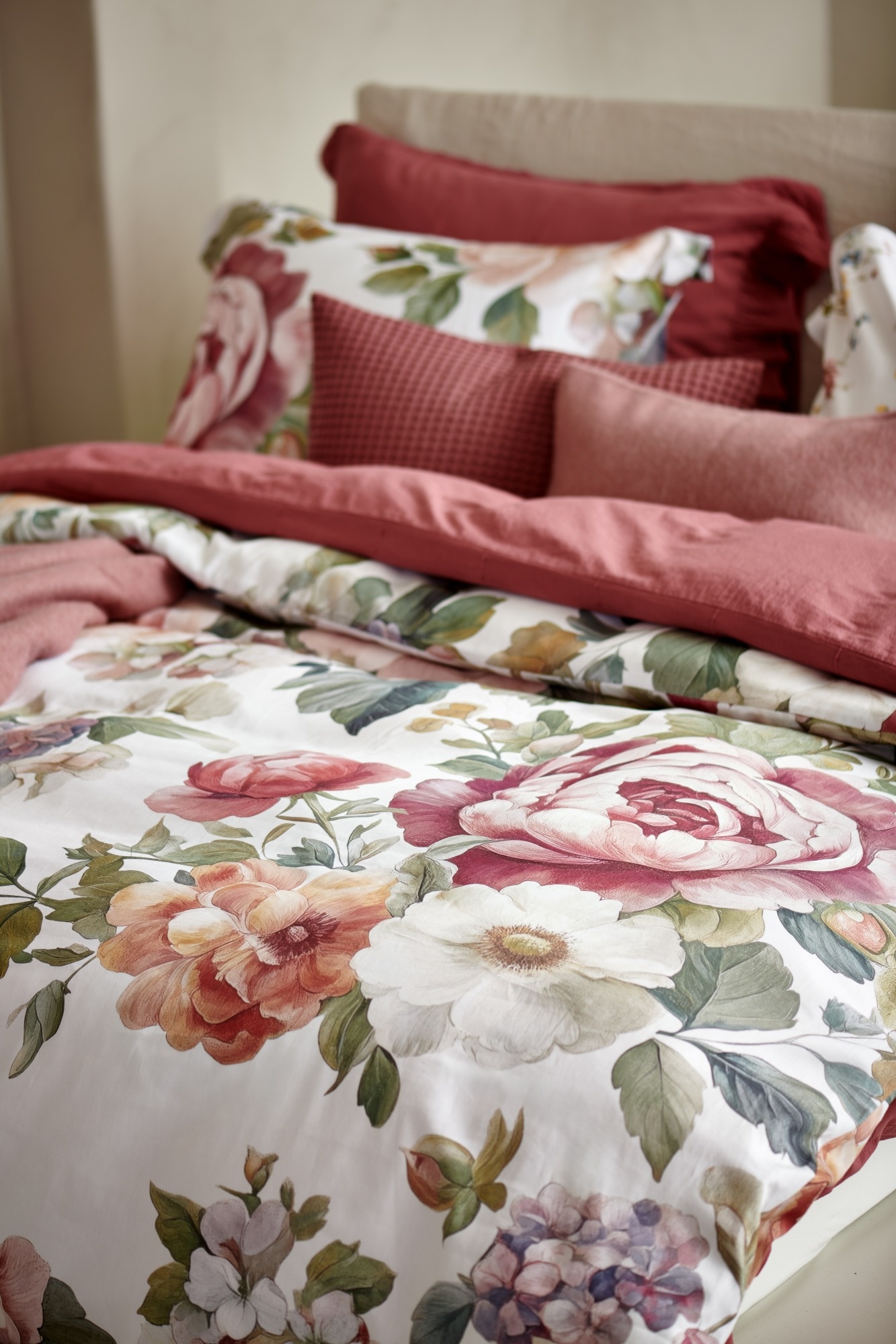 Duvet cover COTTON DREAM Wild Rose 140x220 cm
