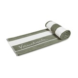 Serviette de plage Palm Stripe couleur sauge