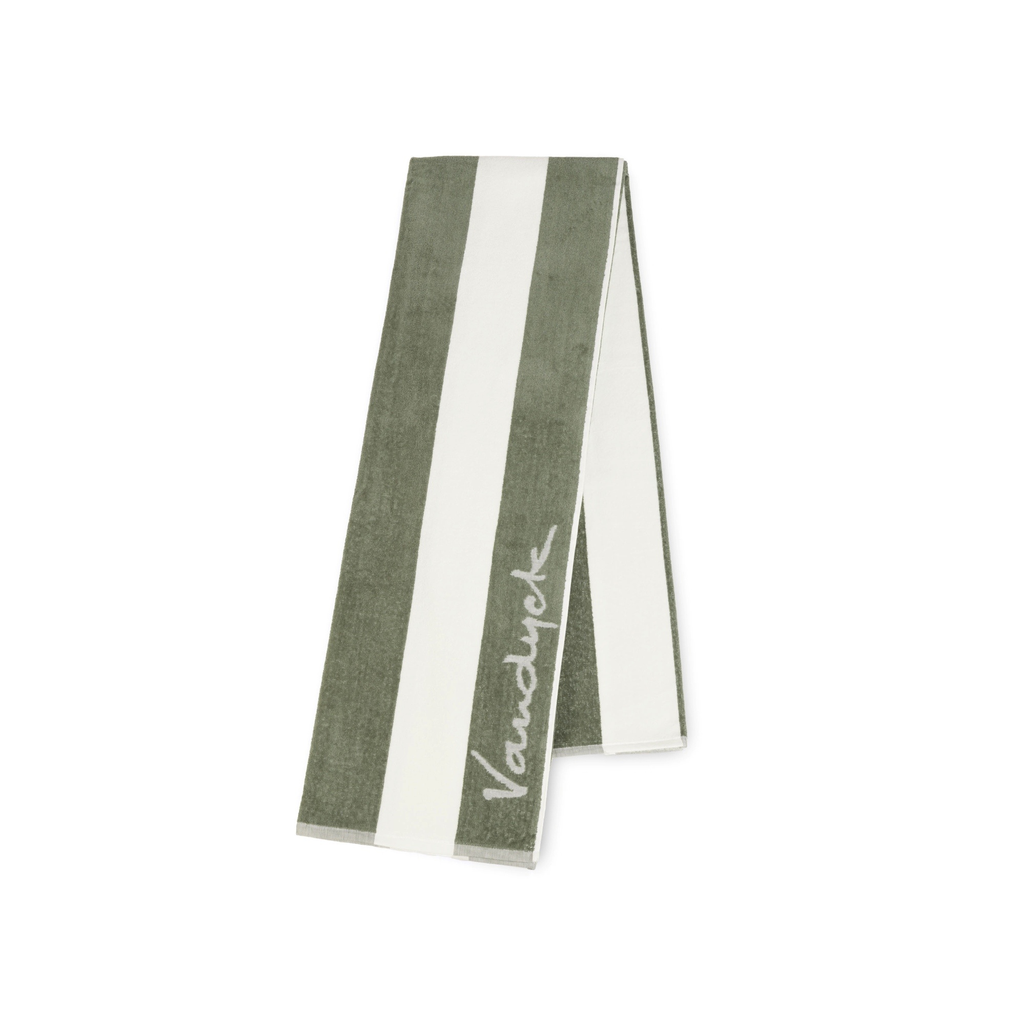 Serviette de plage Palm Stripe couleur sauge