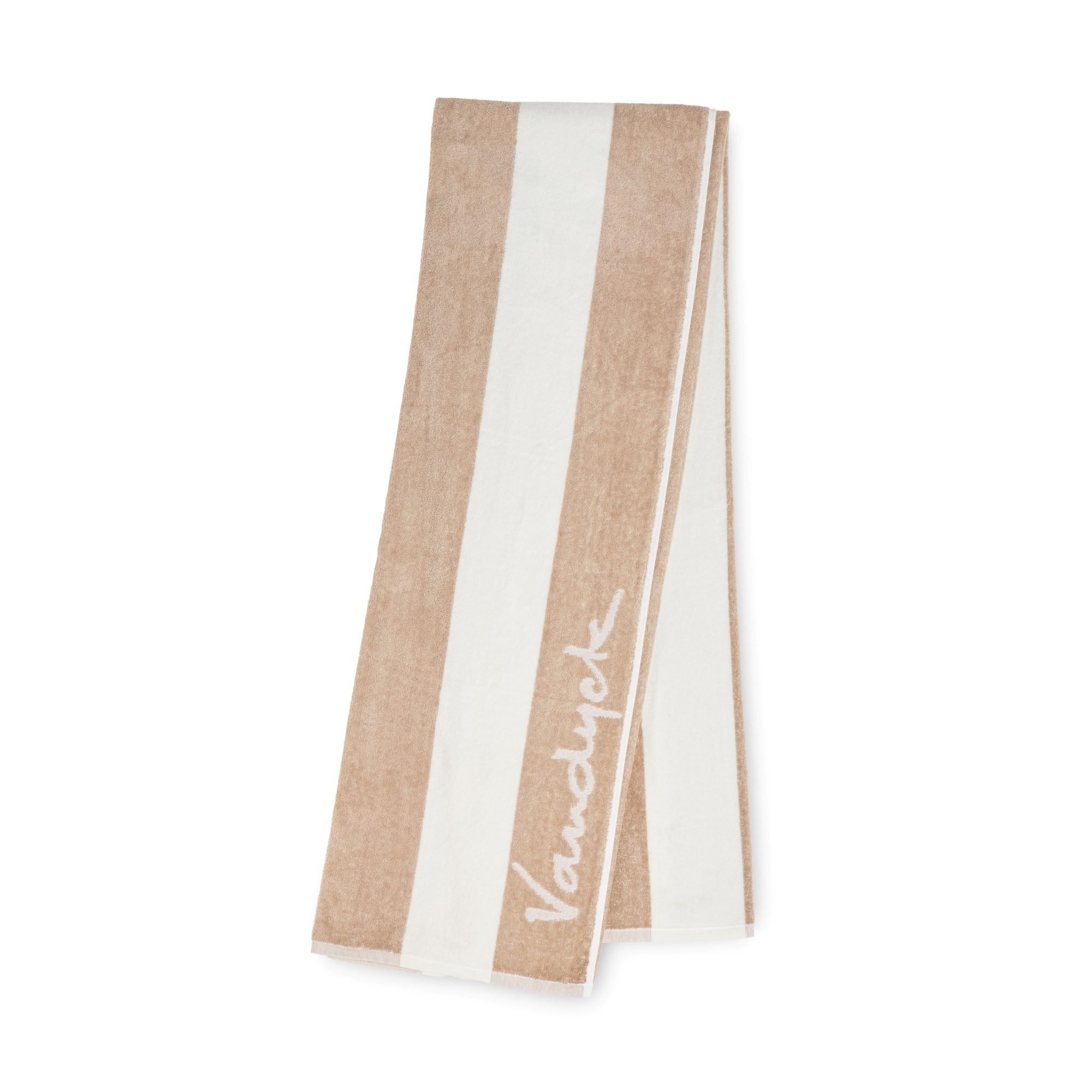 PALMA STRIPE Almond Beach Towel