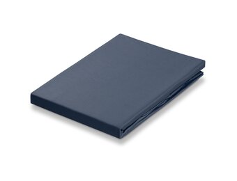 Hoeslaken SATIN SUPREME Blue Ink