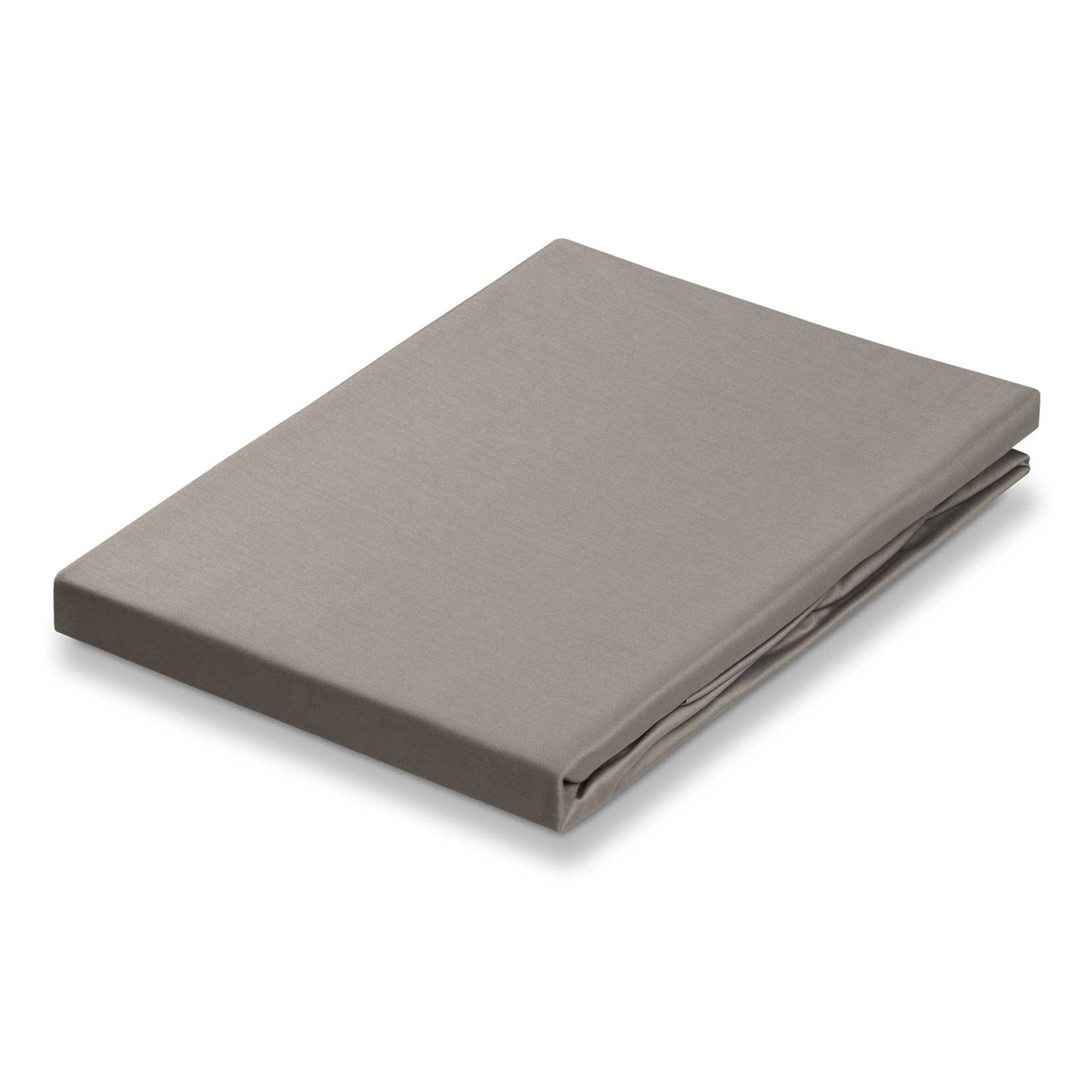 Drap-housse SATIN SUPREME Taupe Urbain