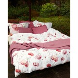 Housse de couette POPPY FIELDS Crème Beige 240x220 cm