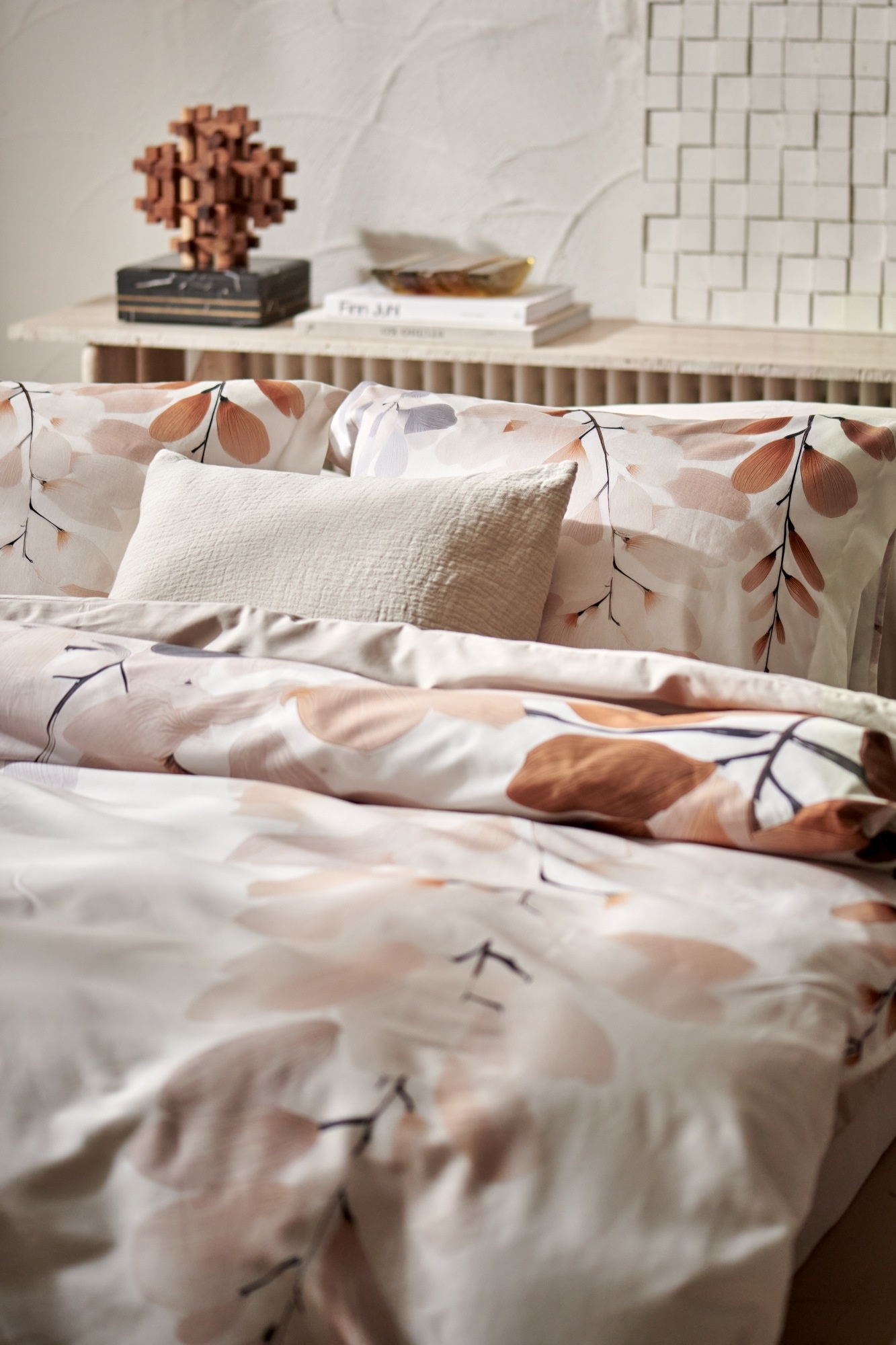 Housse de couette TWIGFORM Blanc cassé 140x220 cm