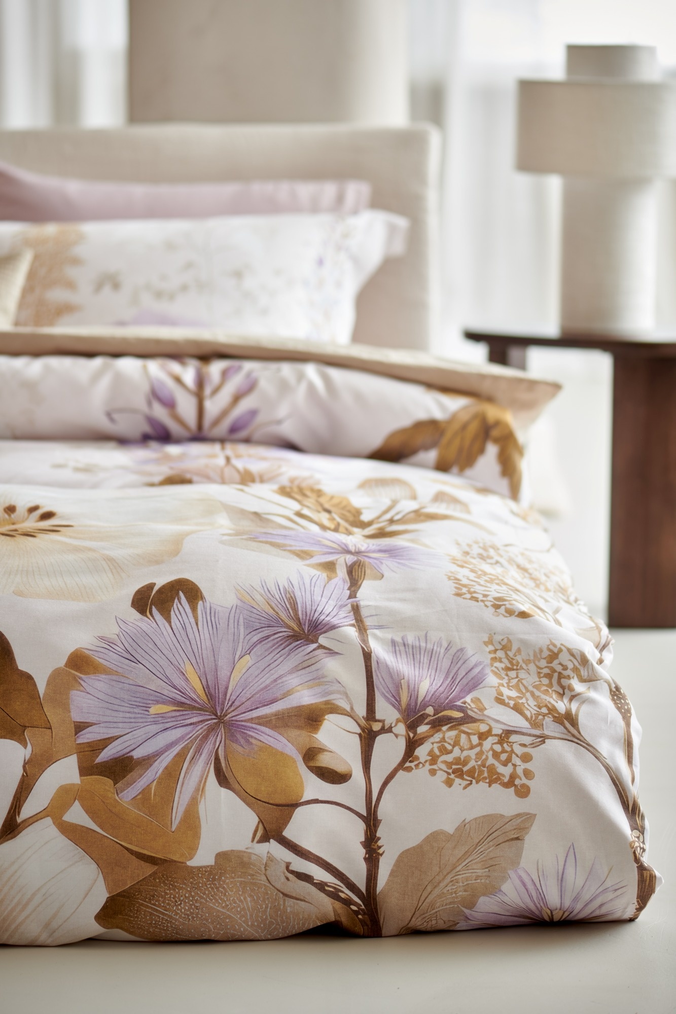 Housse de couette WISTERIA Lavande 140x220 cm