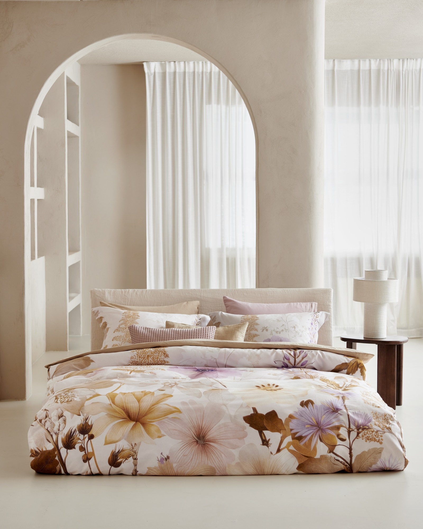 Housse de couette WISTERIA Lavande 140x220 cm