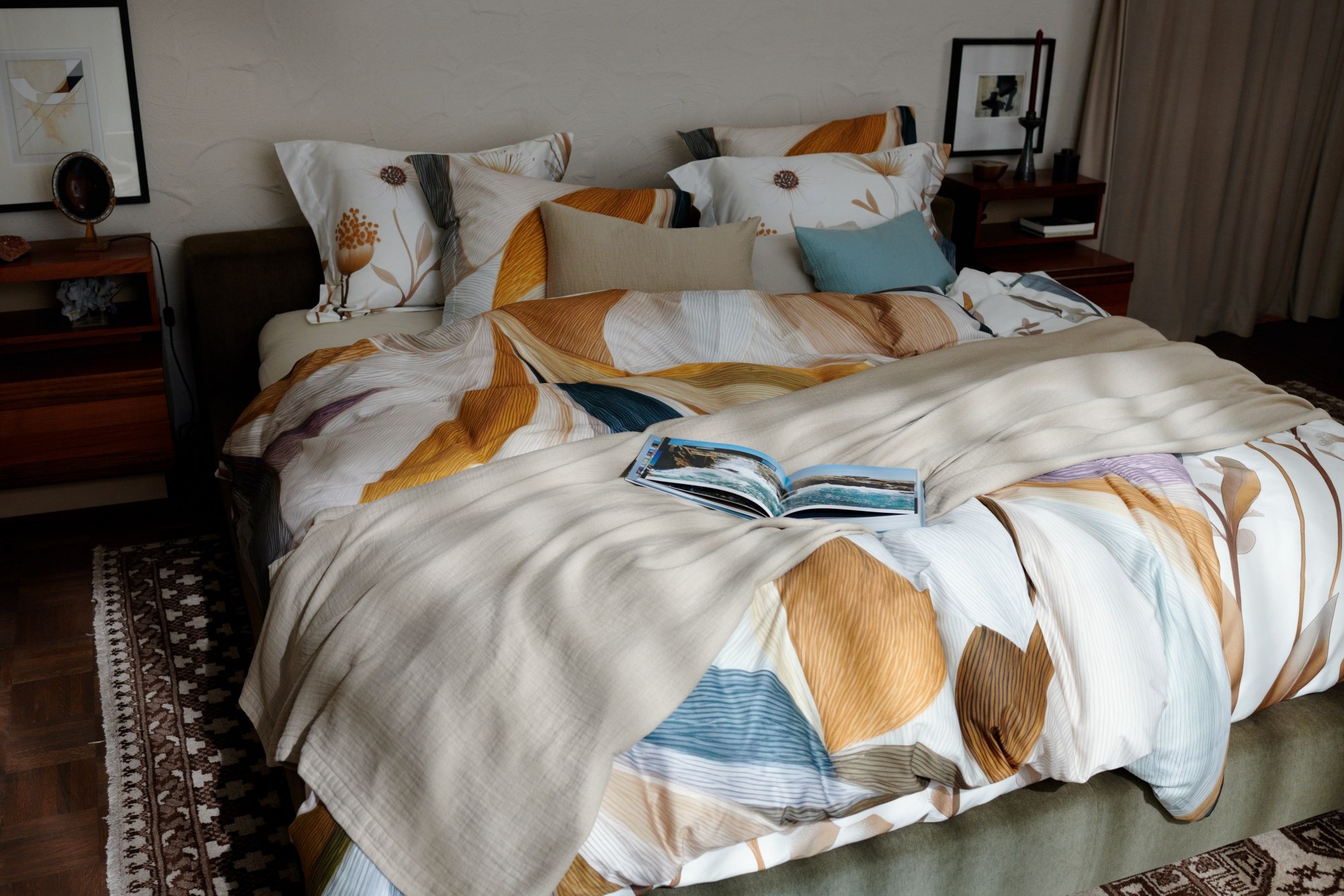Dekbedovertrek GOLDEN FLOW 200x220 cm