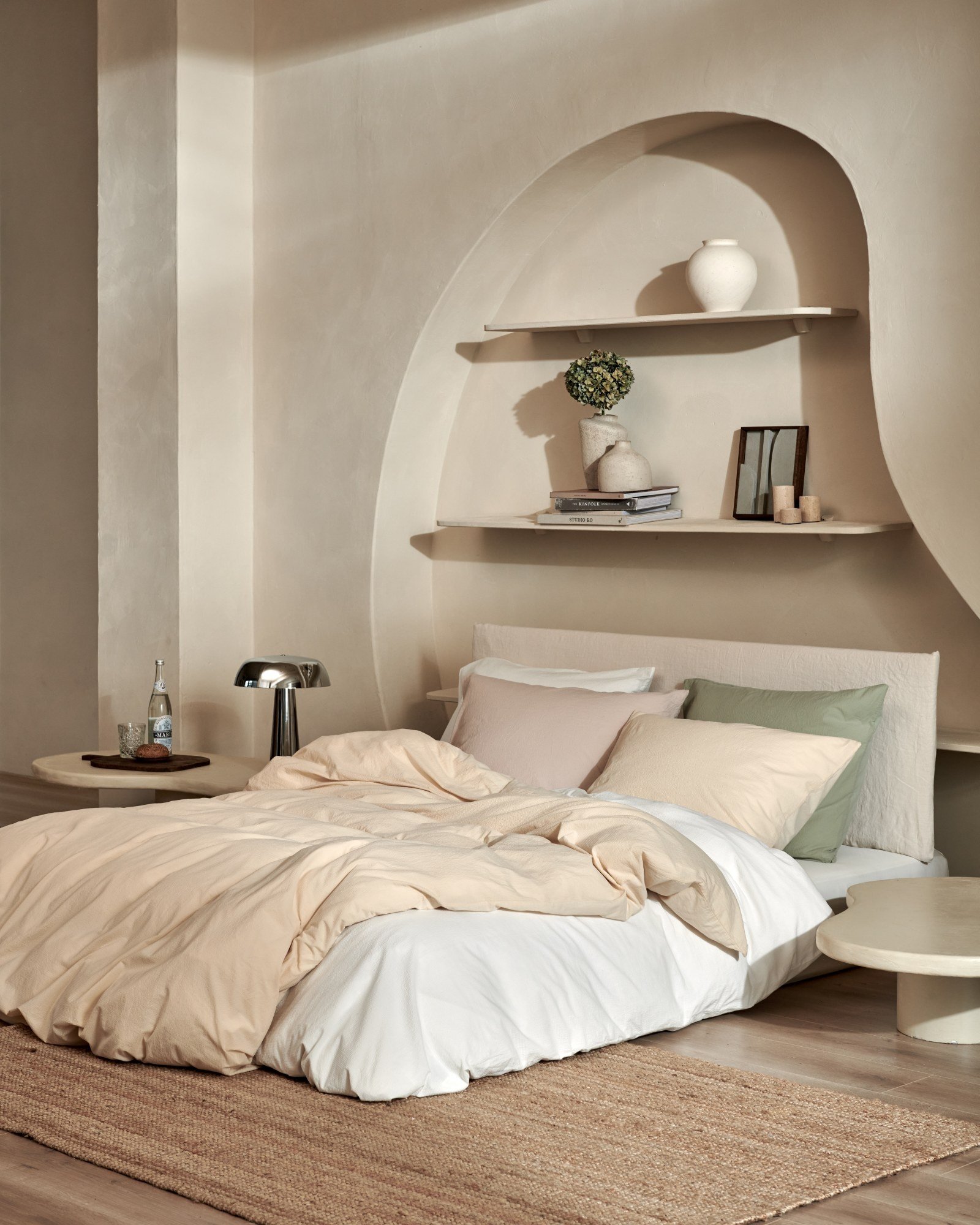 Duvet cover COTTON BREEZE Bleached Sand 200x220 cm