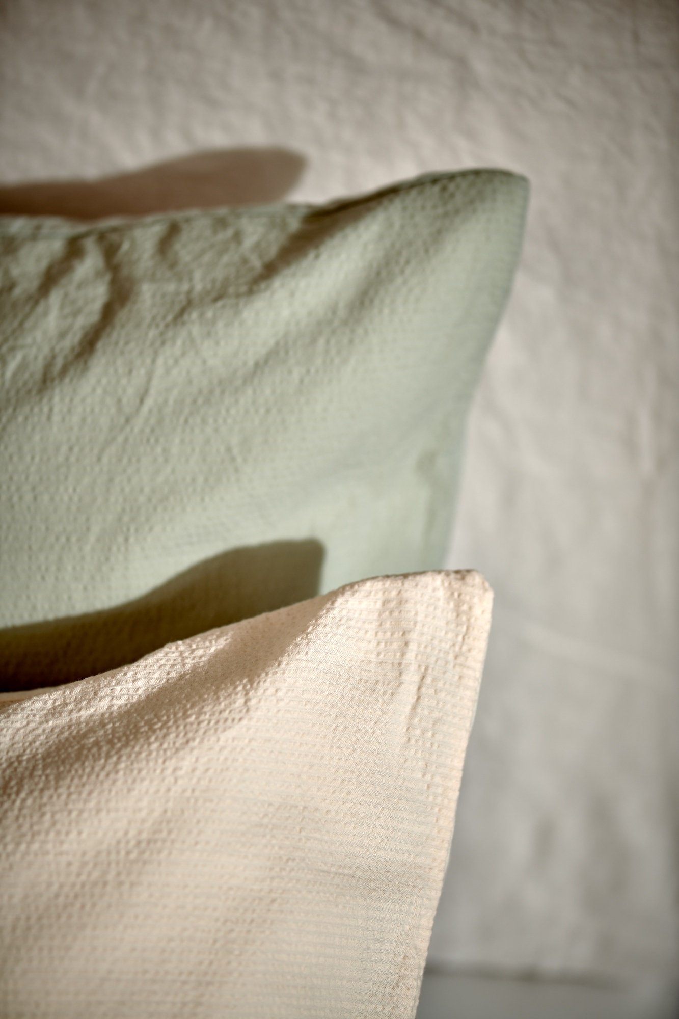 Housse de couette COTTON BREEZE Sable blanchi 140x220 cm