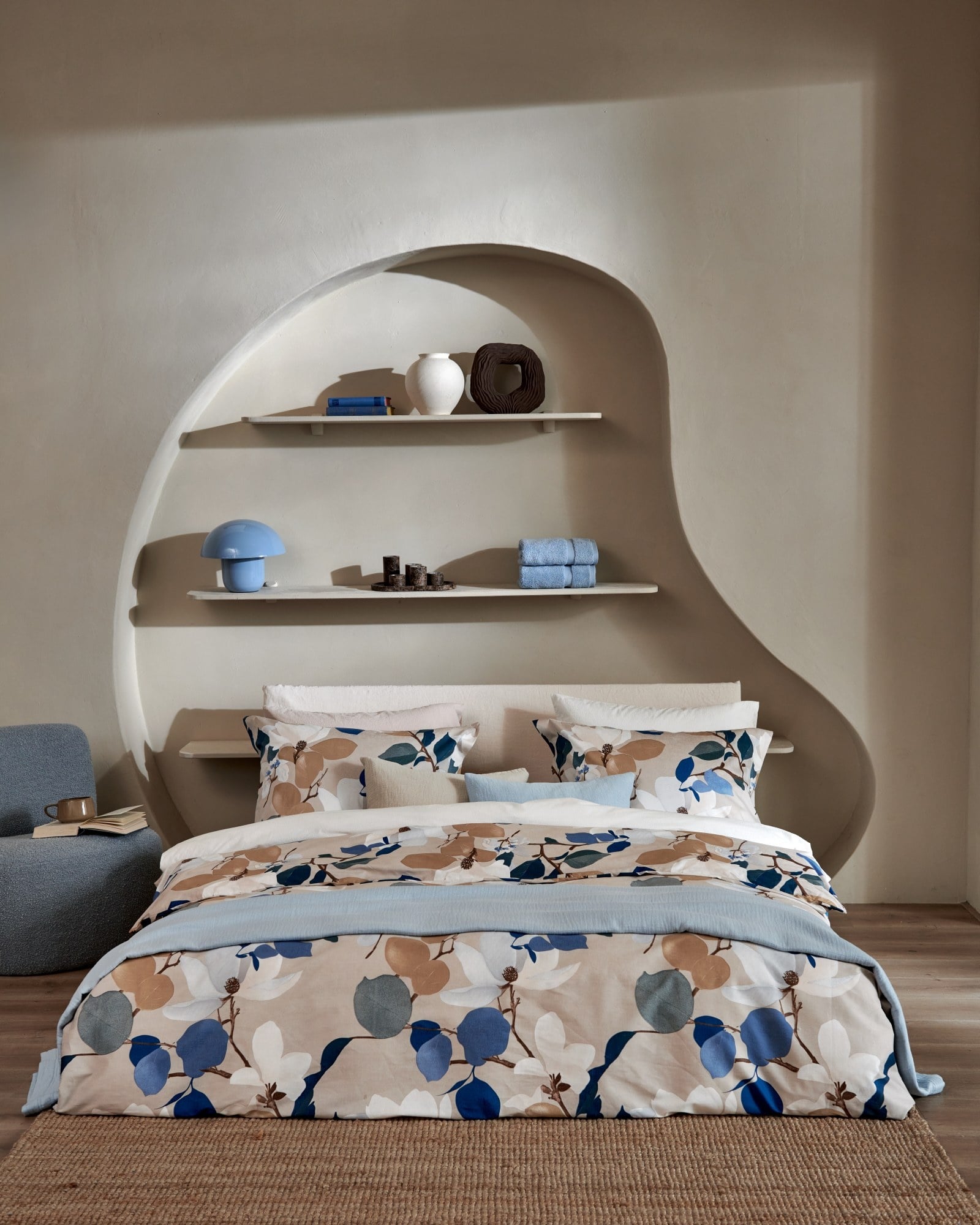 Housse de couette LOMA Stone 140x220 cm