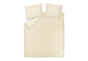 Housse de couette SATIN LUXE Sable blanchi 140x220 cm