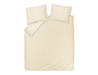 Housse de couette SATIN LUXE Sable blanchi 140x220 cm