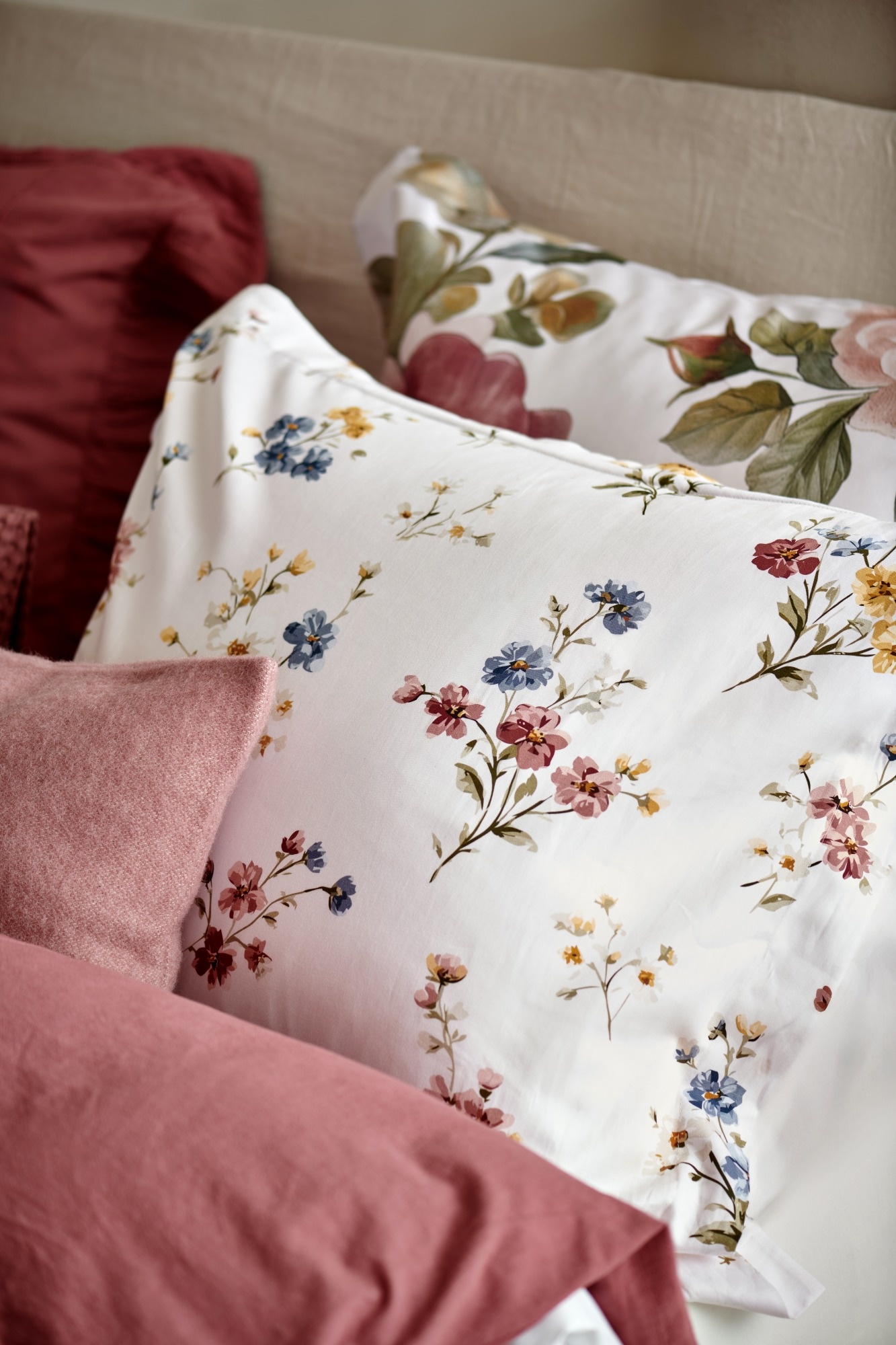 Housse de couette SOFT FIELDS Crème Beige 200x220 cm