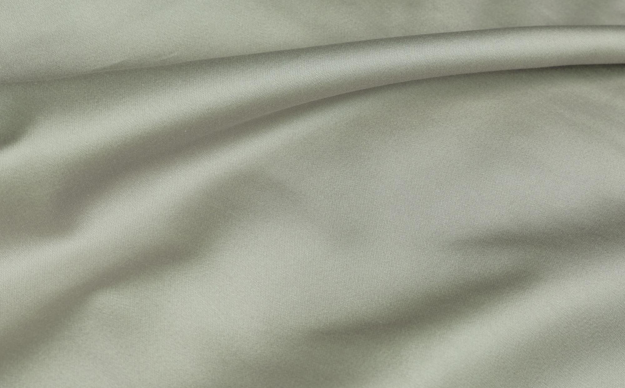 Housse de couette SATIN LUXE Vert fumé 140x220 cm