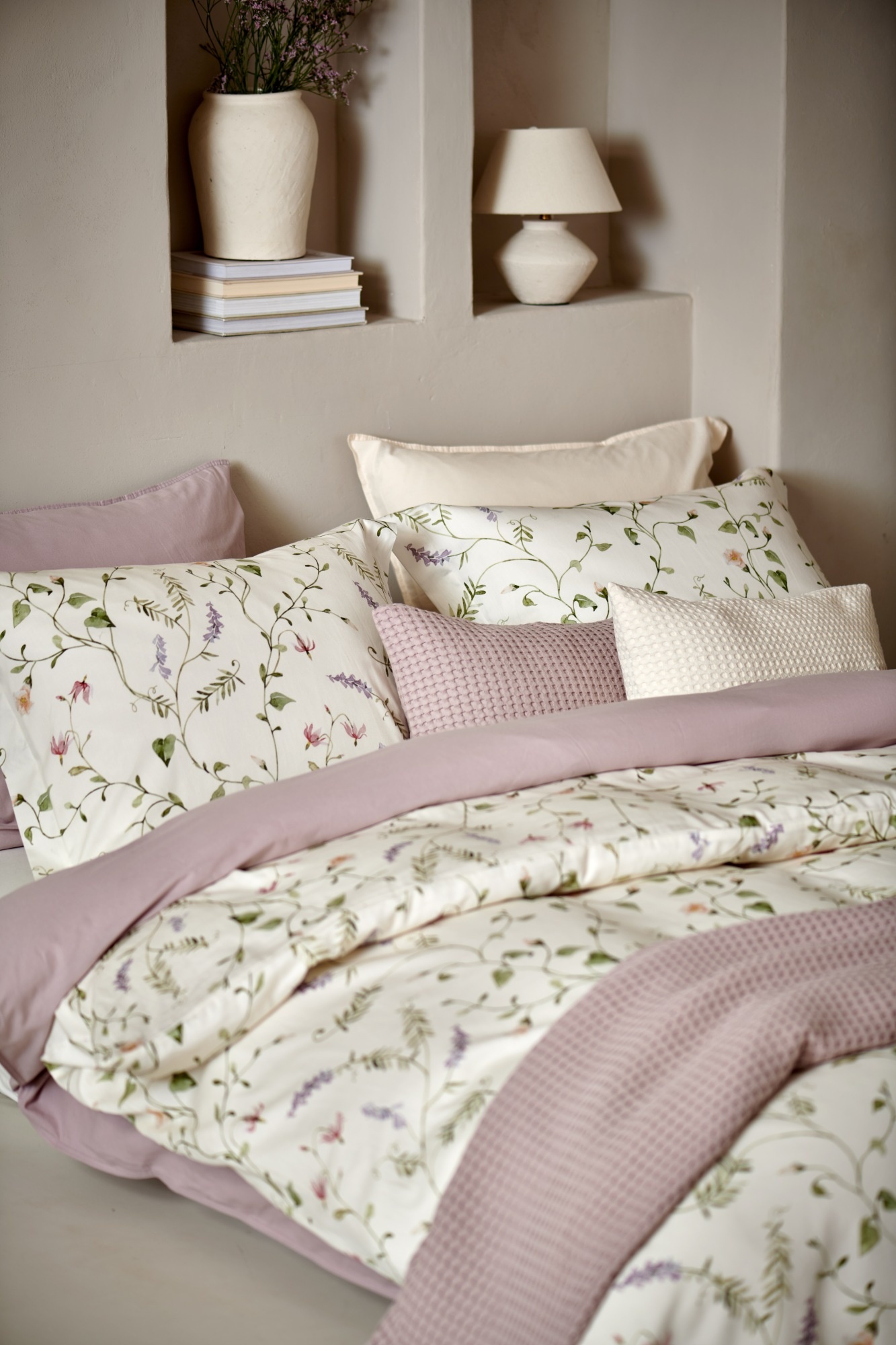 Dekbedovertrek VIRELLA Cream Tan 200x220 cm
