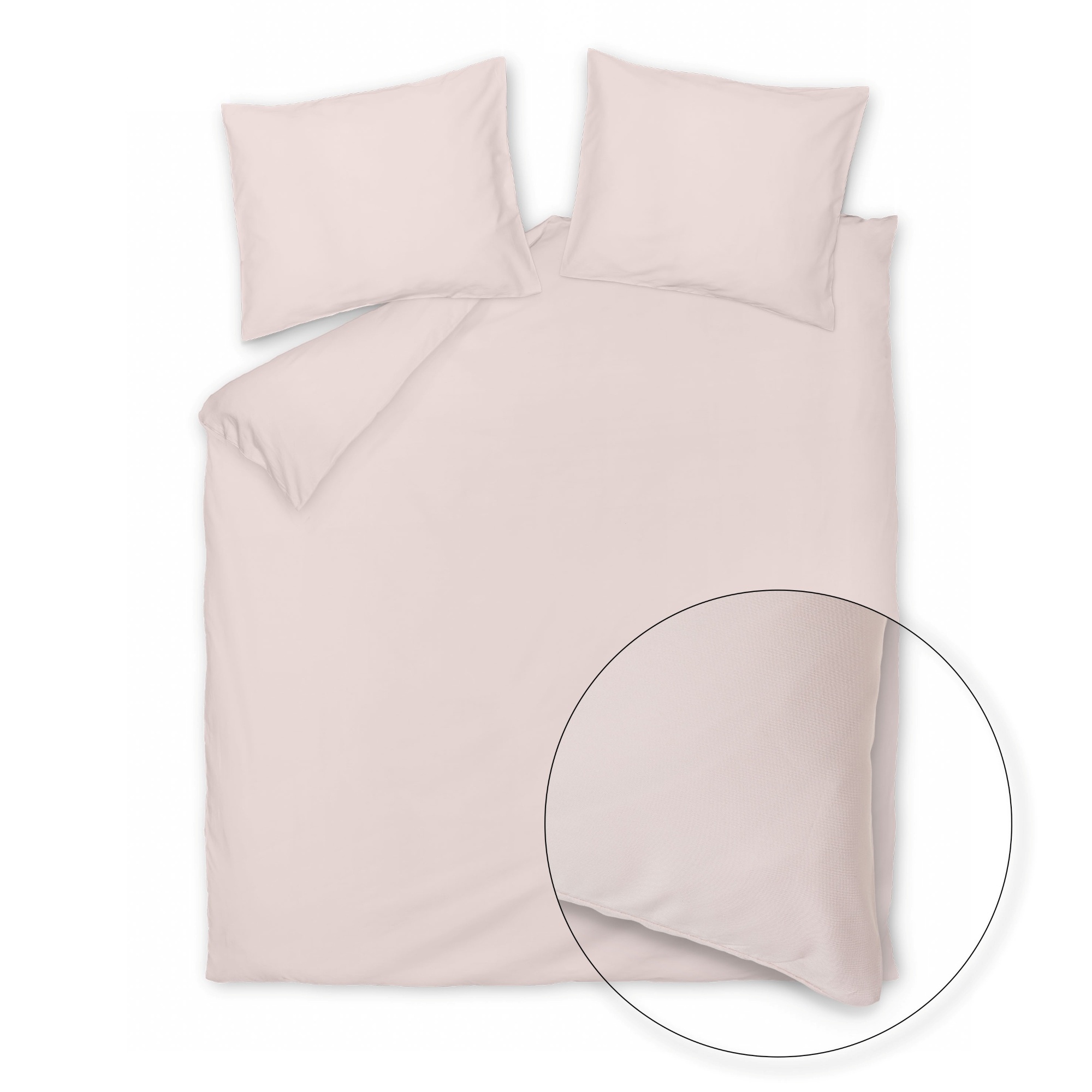 Housse de couette SATIN LUXE Rose sépia 140x220 cm