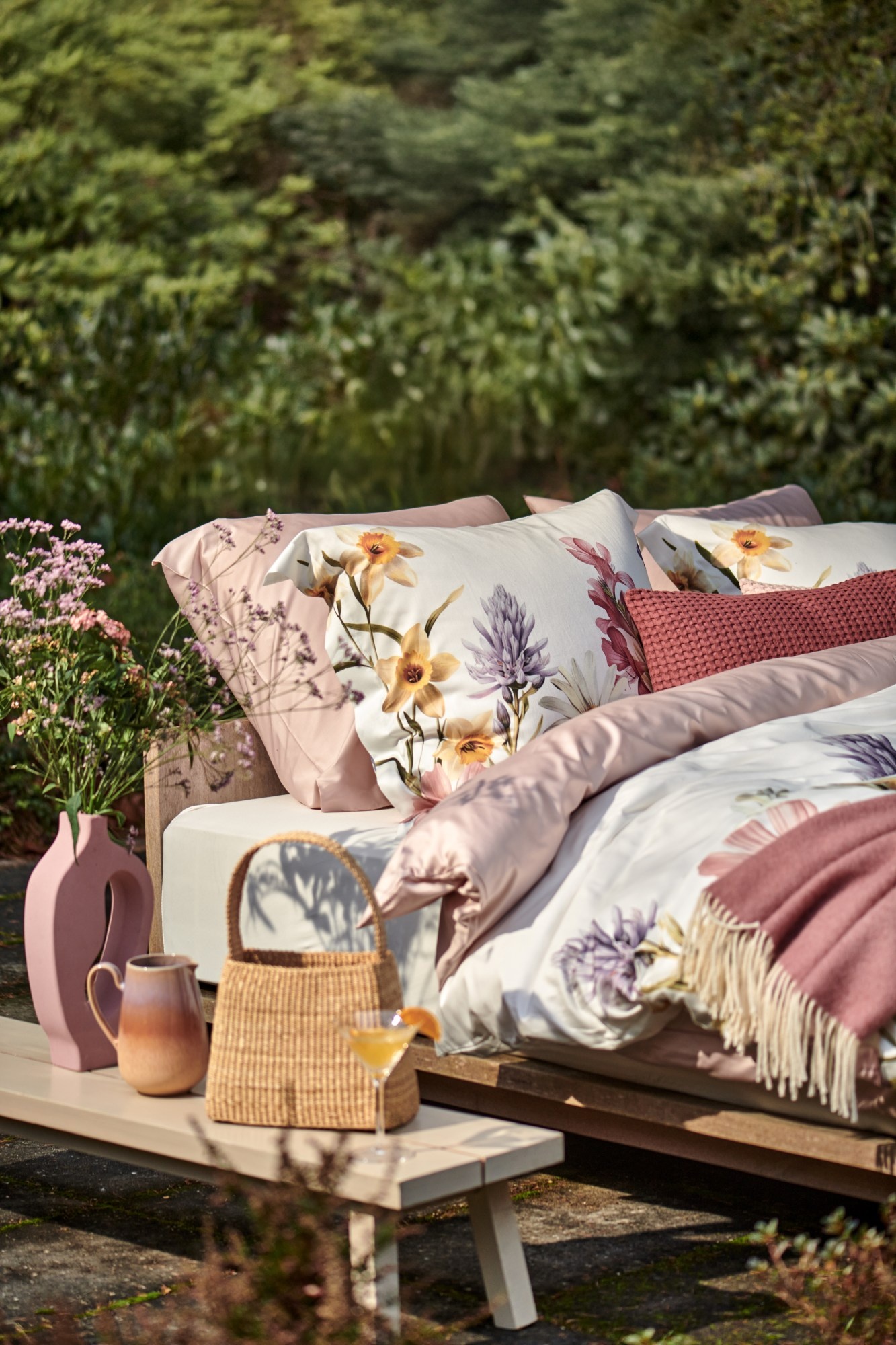 Dekbedovertrek SATIN LUXE Sepia Pink 200x220 cm