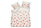 Dekbedovertrek SUMMER POPPIES Offwhite 200x220 cm
