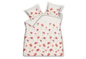 Dekbedovertrek SUMMER POPPIES Offwhite 240x220 cm