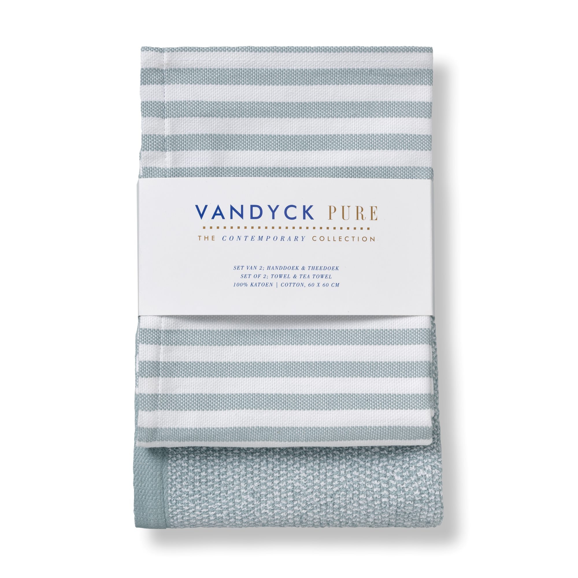Vandyck PURE KITCHEN keukentextiel Pearl Blue