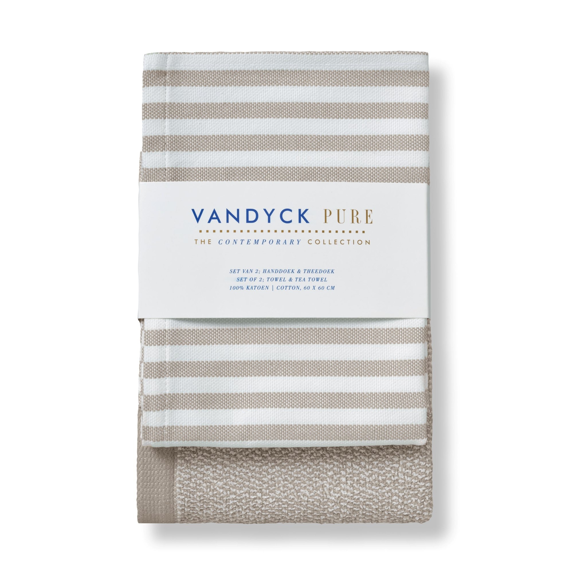Vandyck PURE KITCHEN kitchen textiles Stone