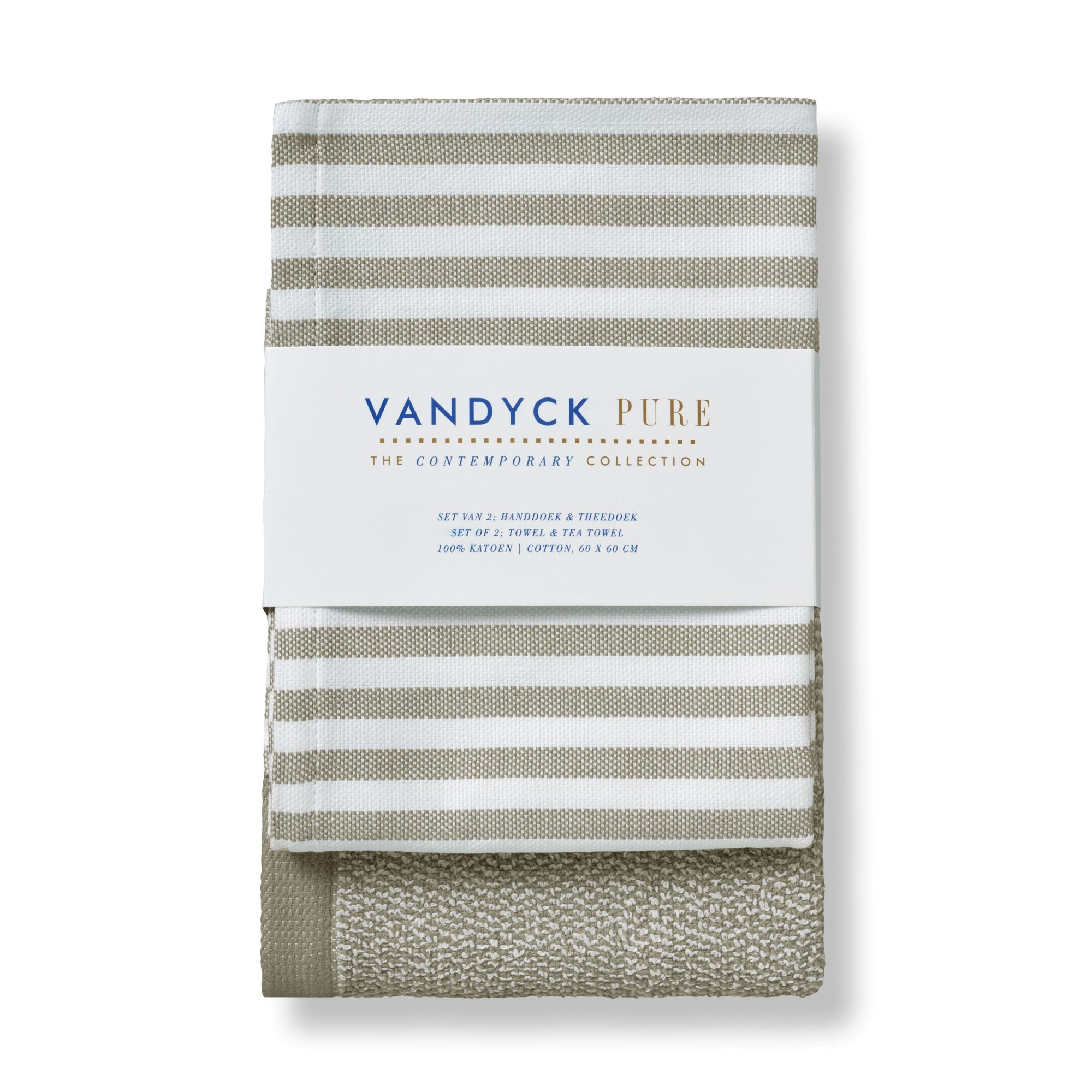 Vandyck PURE KITCHEN textiles de cuisine Sauge