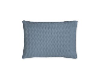 Taie d'oreiller HOME Piqué Denim Délavé 40x55 cm