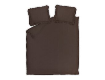 PURE 83 duvet cover Dark Truffle 140x220 cm