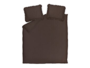 PURE 83 kussensloop Dark Truffle 60x70 cm