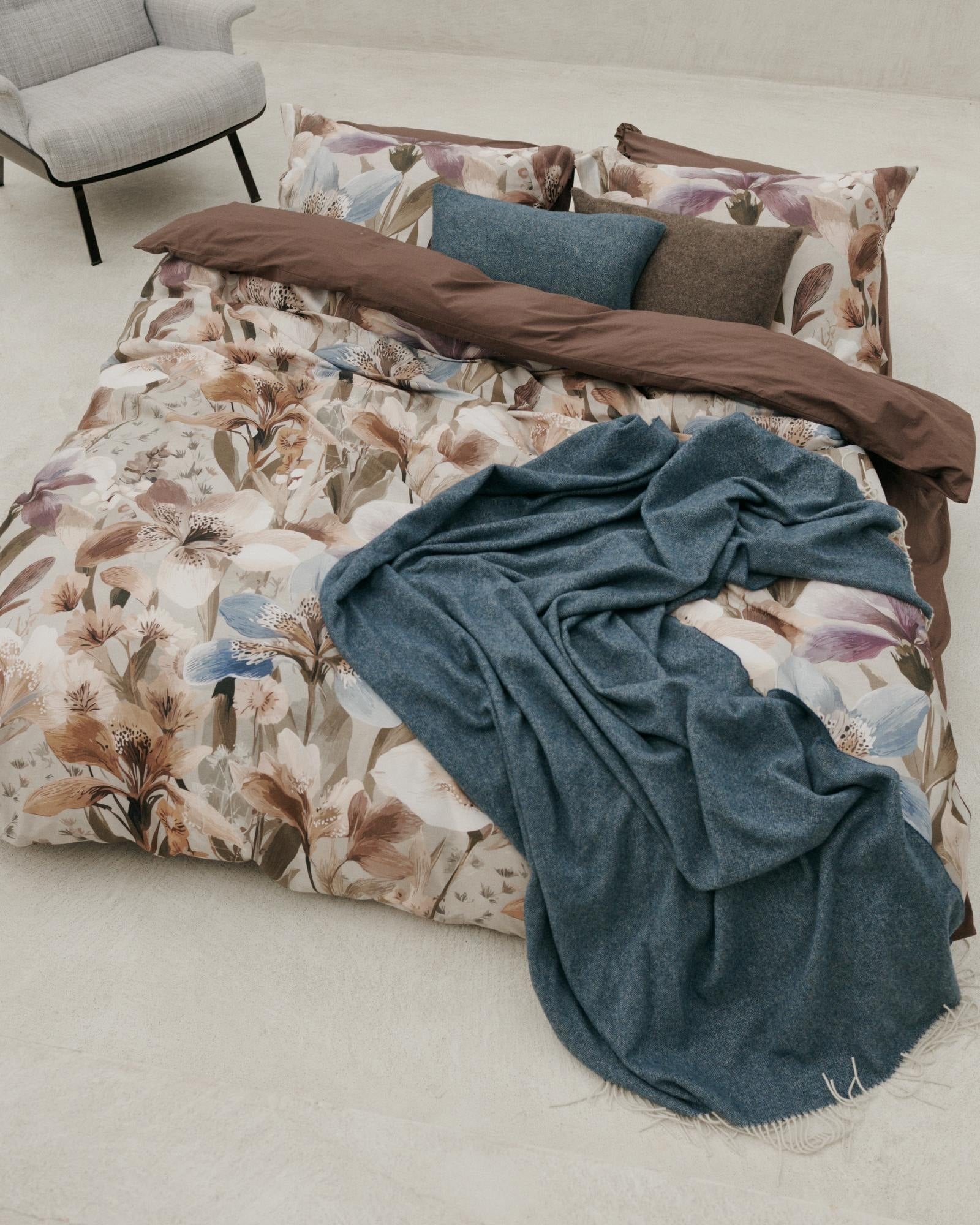 Vandyck PURE 83 kussensloop Dark Truffle 60x70 cm