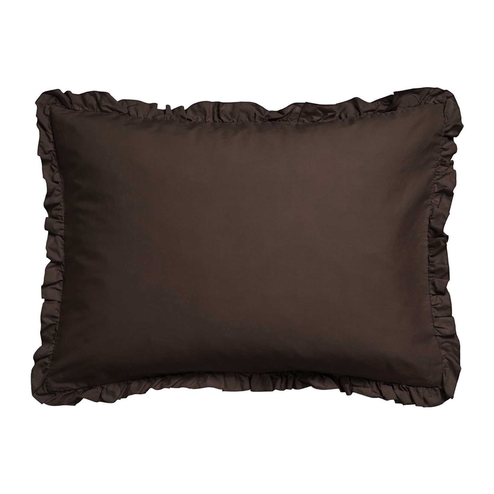 Vandyck PURE 83 kussensloop Dark Truffle 40x55 cm